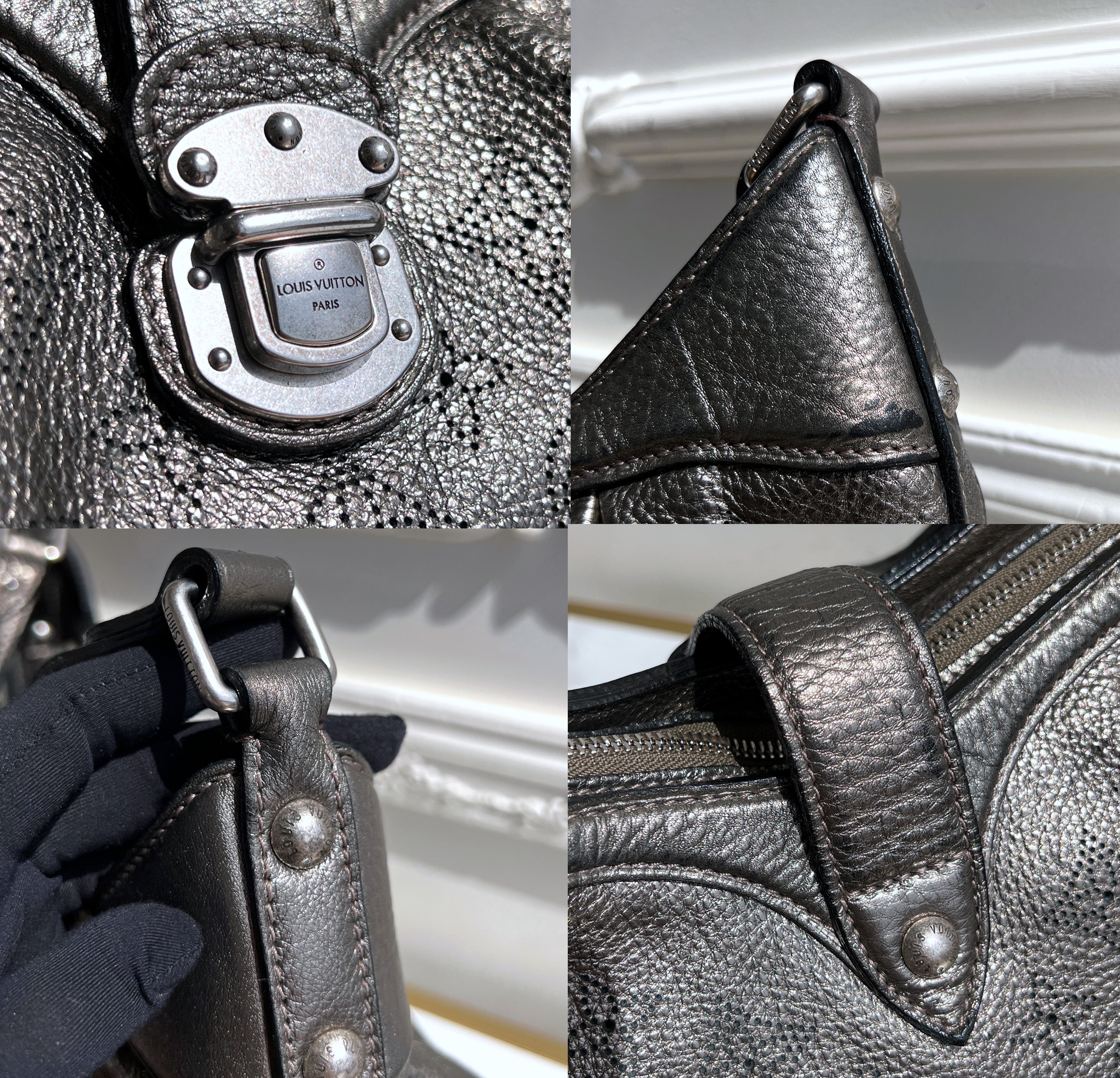 Louis Vuitton Mahina XS Bag Crossbody Monogram Bronze Perforated