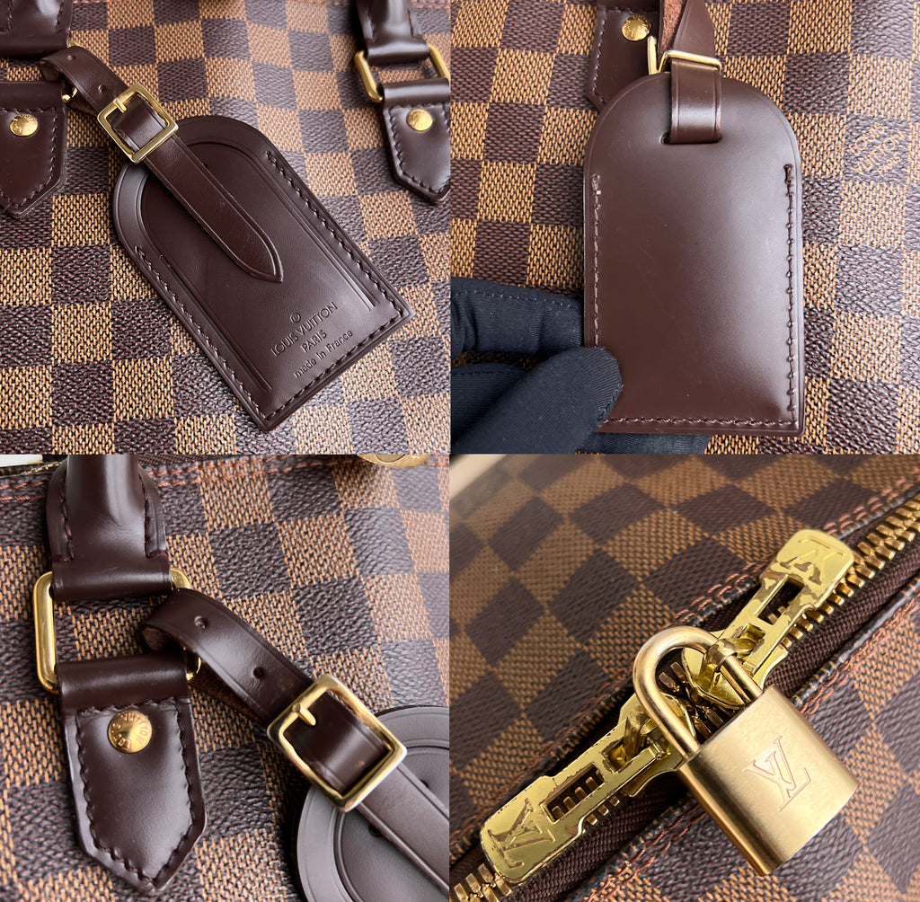 Sac de voyage Louis Vuitton Ribera Damier Ebene Boston GM