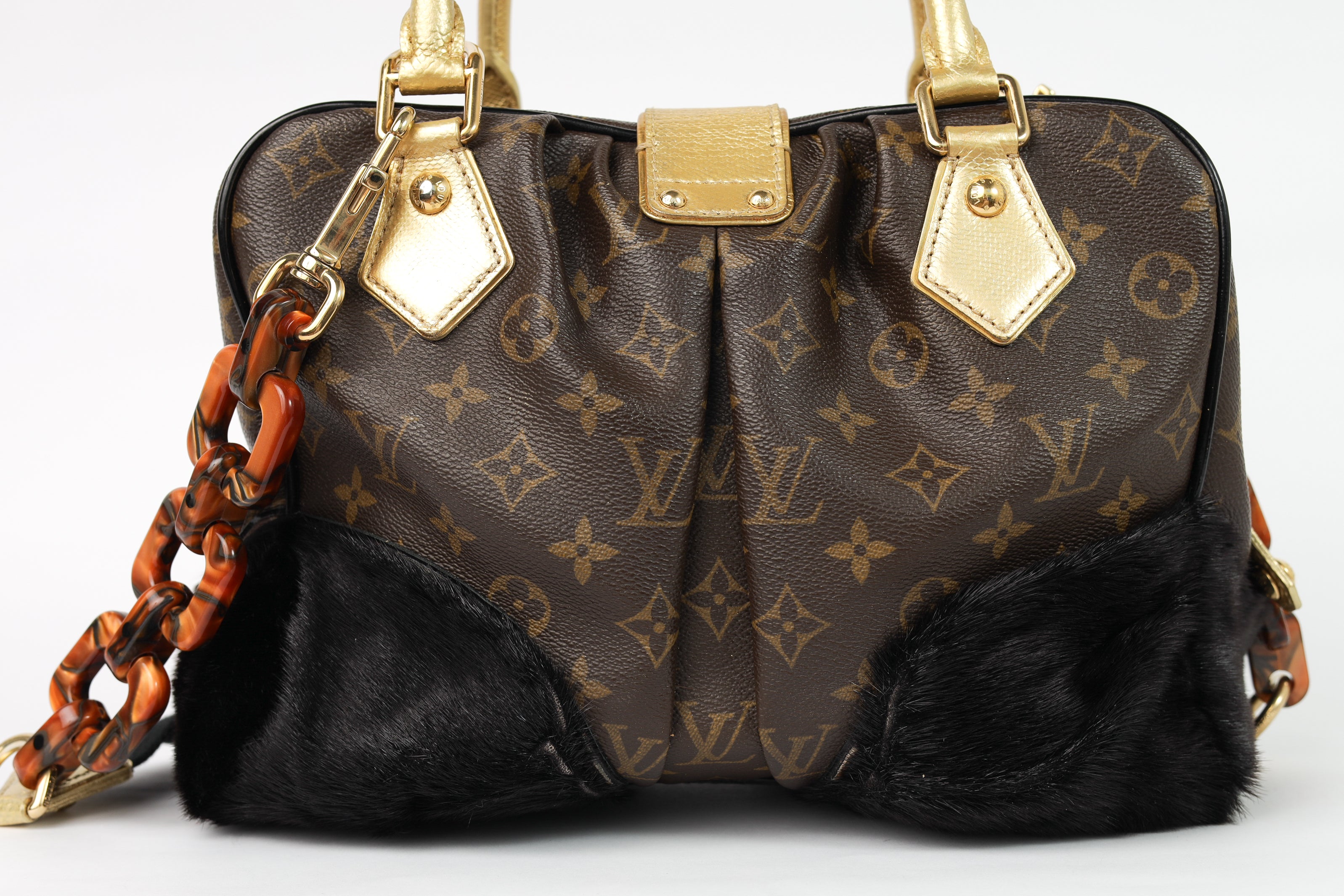 Authentic  LV Limited Monogram Leopard Adele Stephen Crossbody