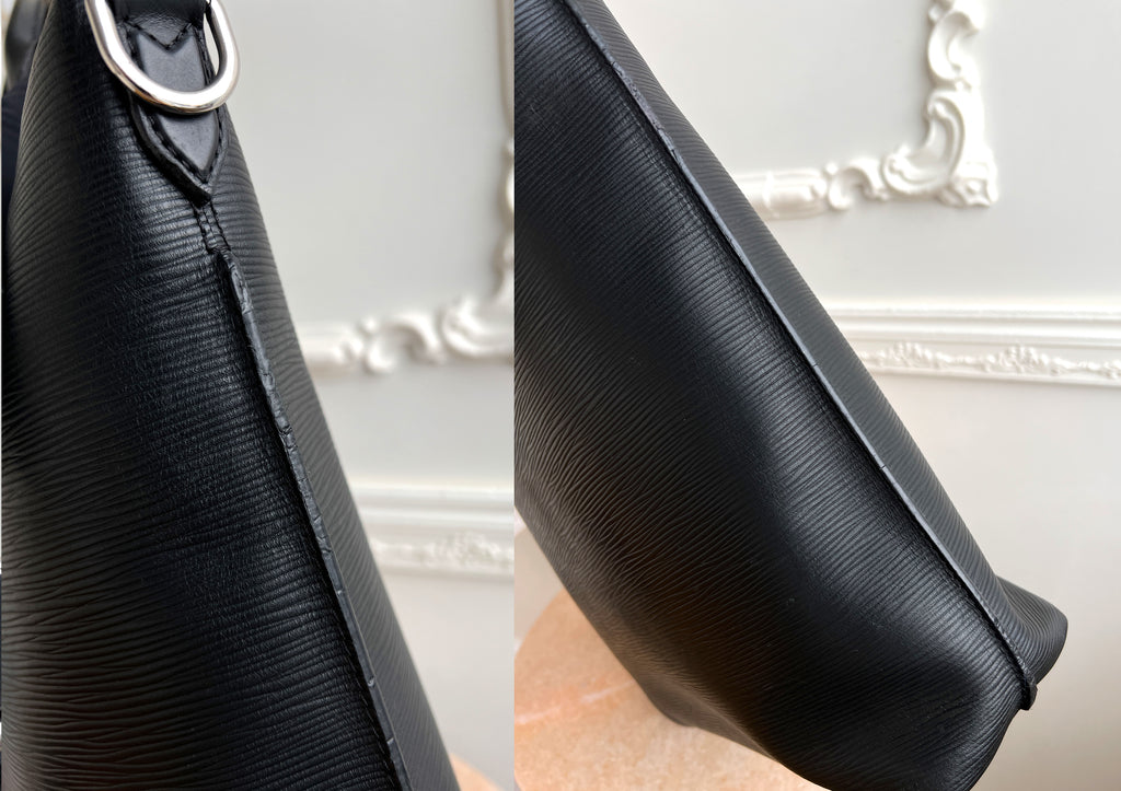 Louis Vuitton Cabajour Cabas Epi Black Brooks Tote Bag