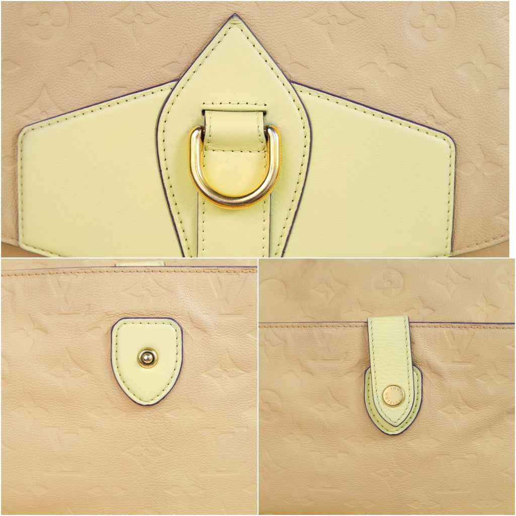 Authentic LV Underground Monogram Limited Empreinte Creme Messenger crossbody