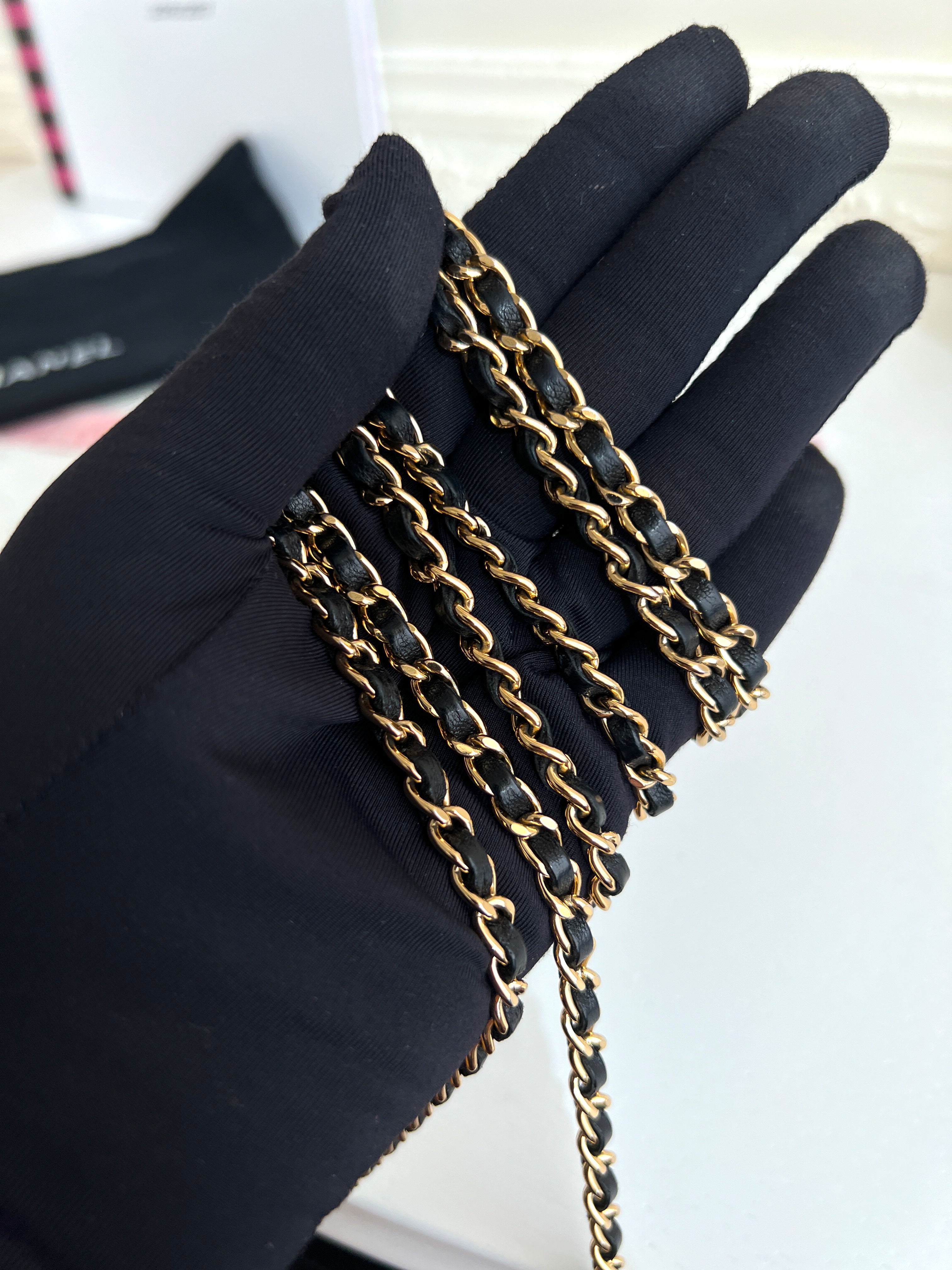 Chanel Timeless Silk Classic Crossbody Black Classique Clutch