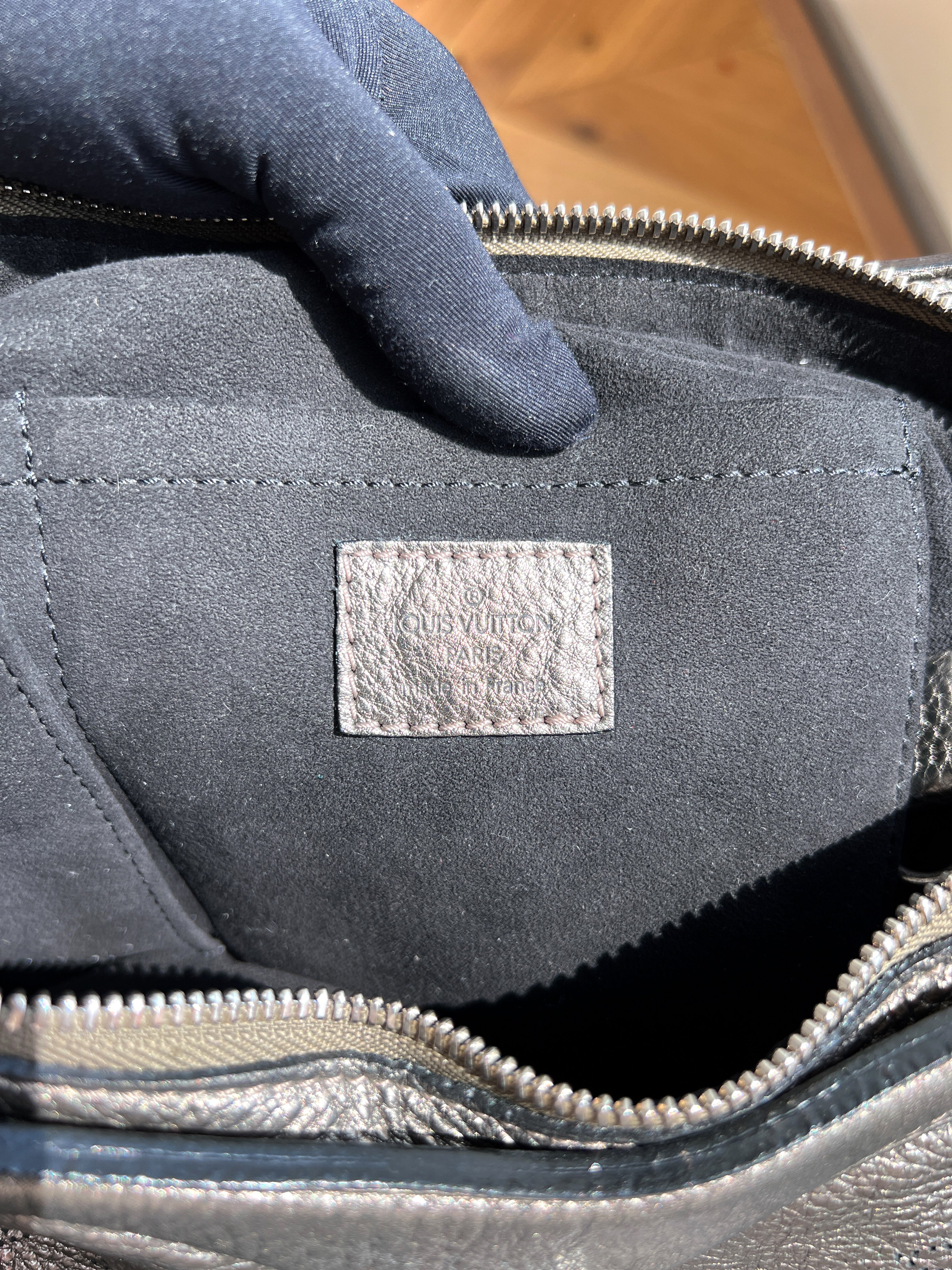 Louis Vuitton Mahina XS Bag Crossbody Monogram Bronze Perforated