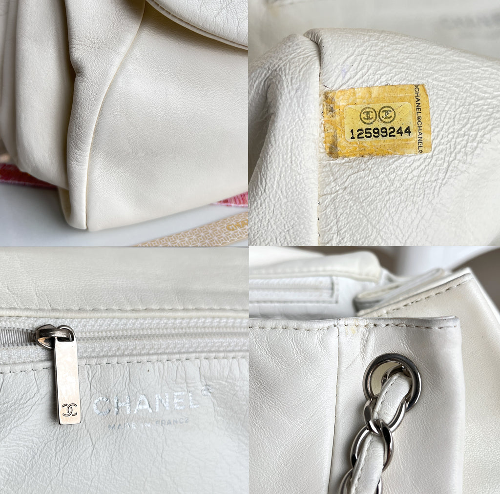 Chanel Sensual Accordion Flap Leather Lambskin CC Chain Crossbody Bag