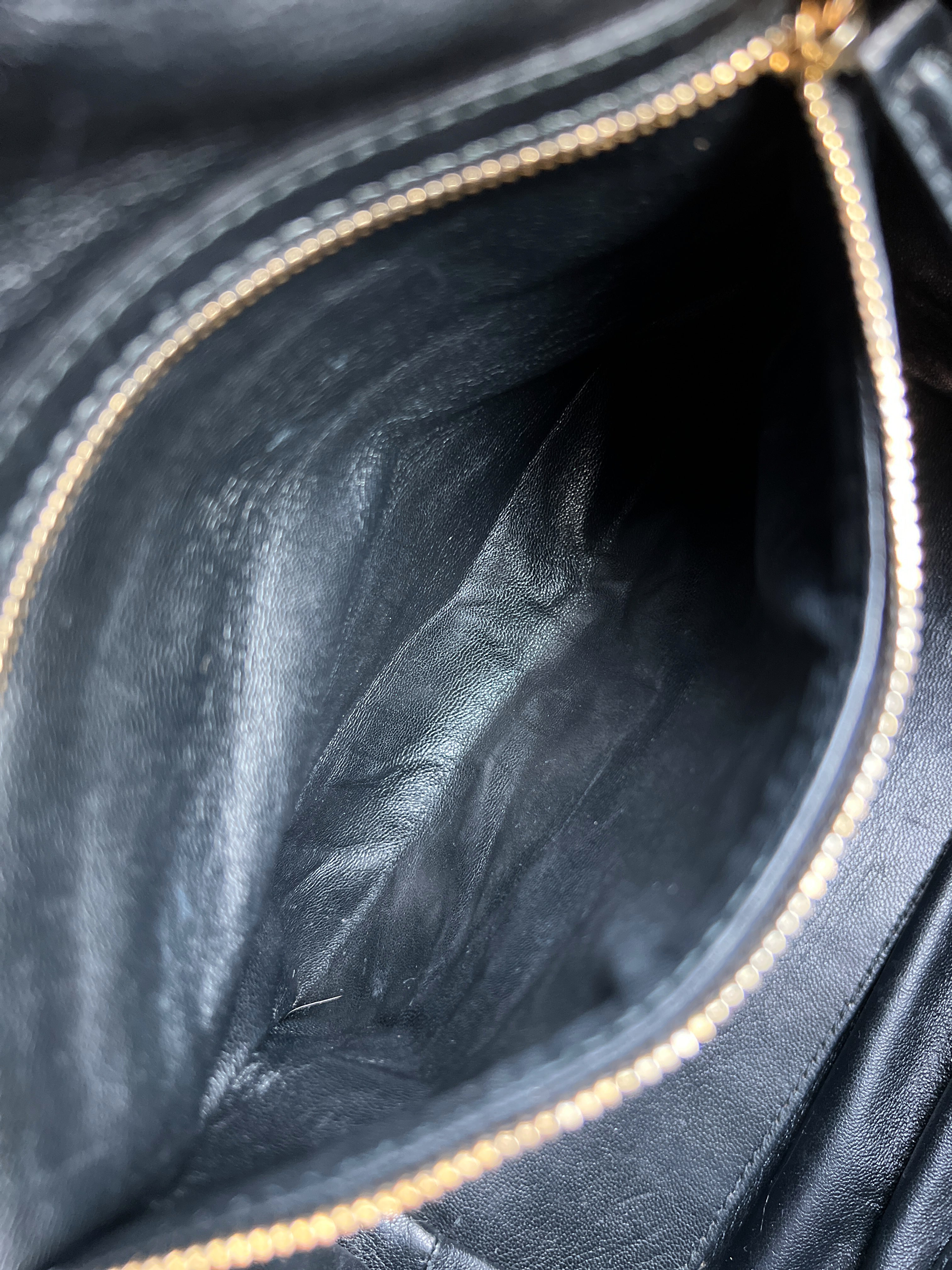 Christian Dior Gaufre Lambskin Canage Delidior Delices Black Bag