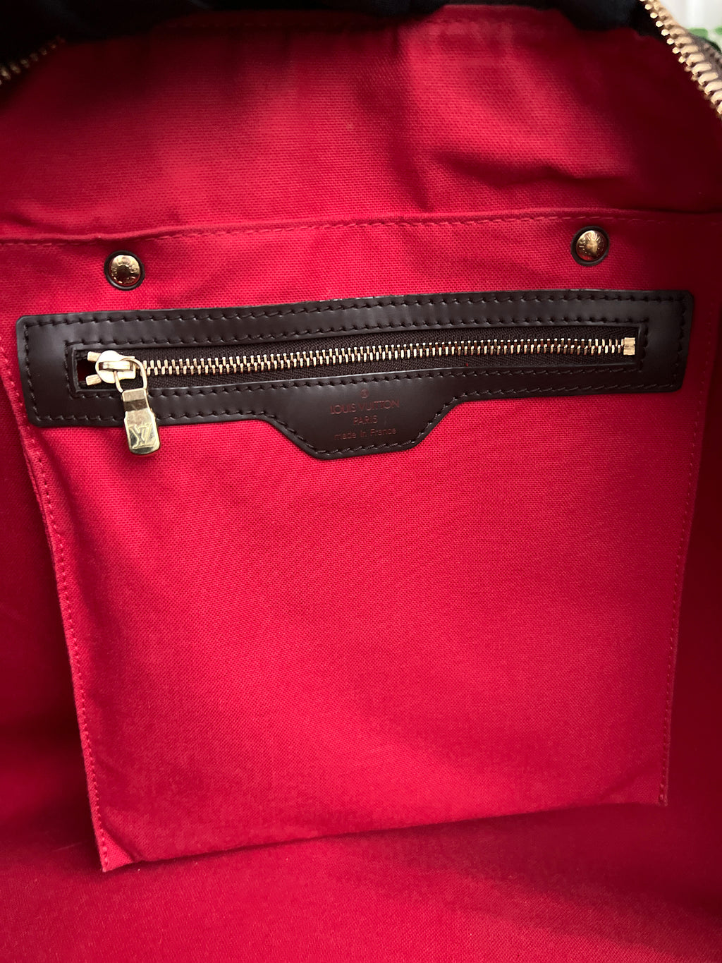 Sac de voyage Louis Vuitton Ribera Damier Ebene Boston GM