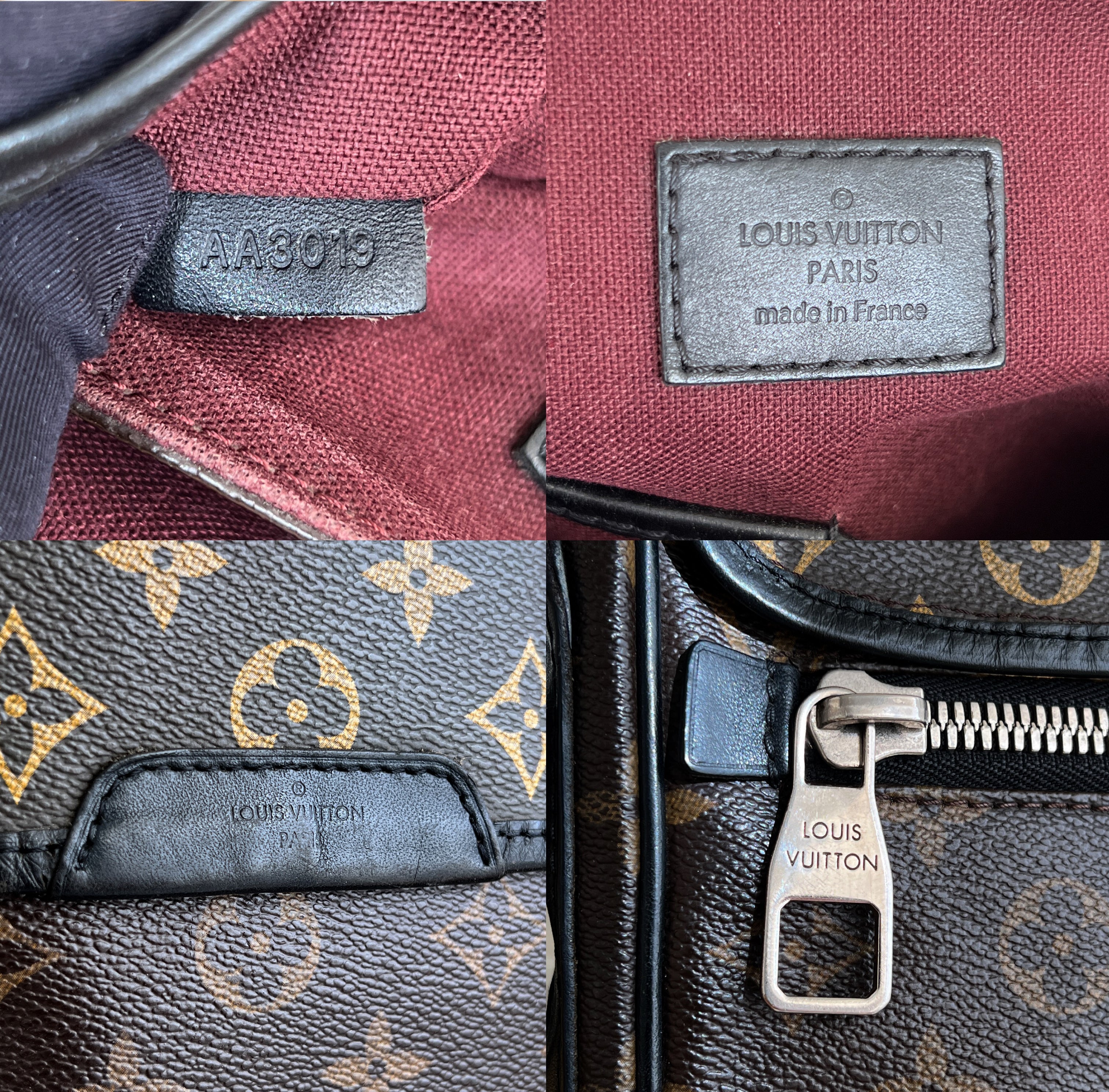 Louis Vuitton Macassar Bass MM Shoulder Crossbody Monogram Bag