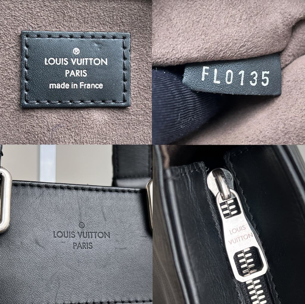Louis Vuitton Cabajour Cabas Epi Black Brooks Tote Bag