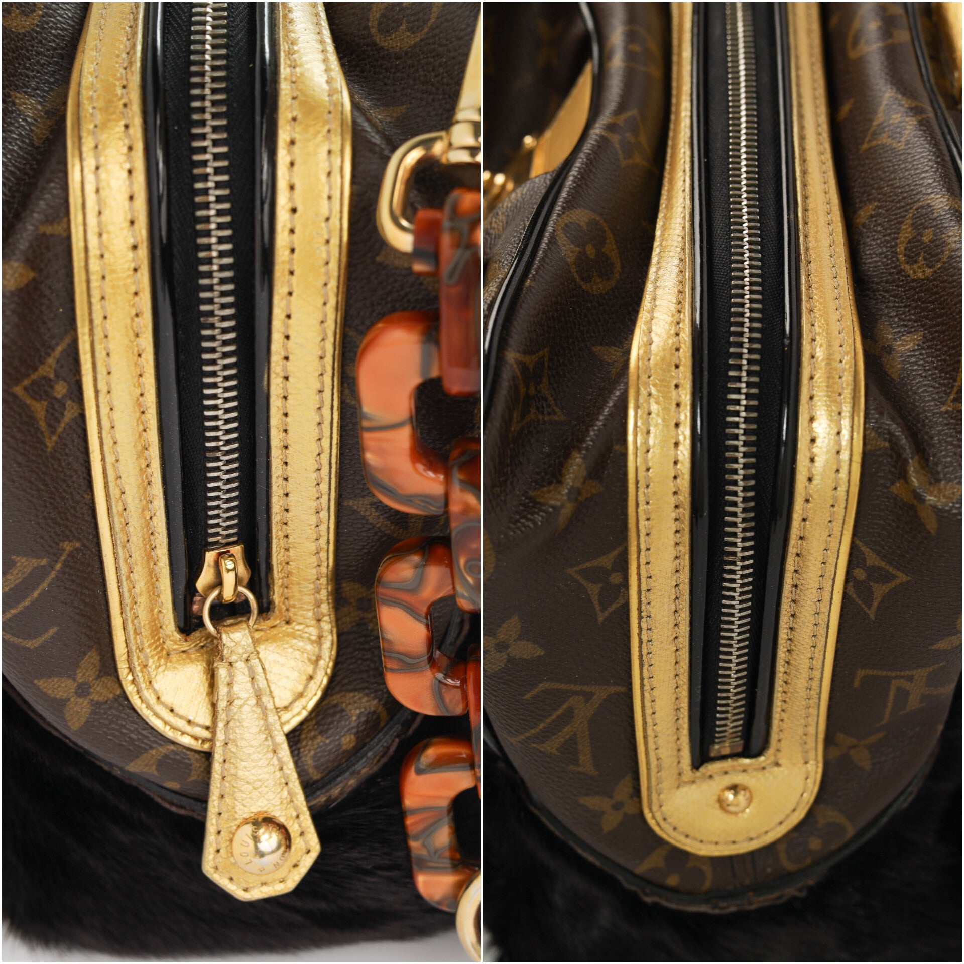 Authentic  LV Limited Monogram Leopard Adele Stephen Crossbody