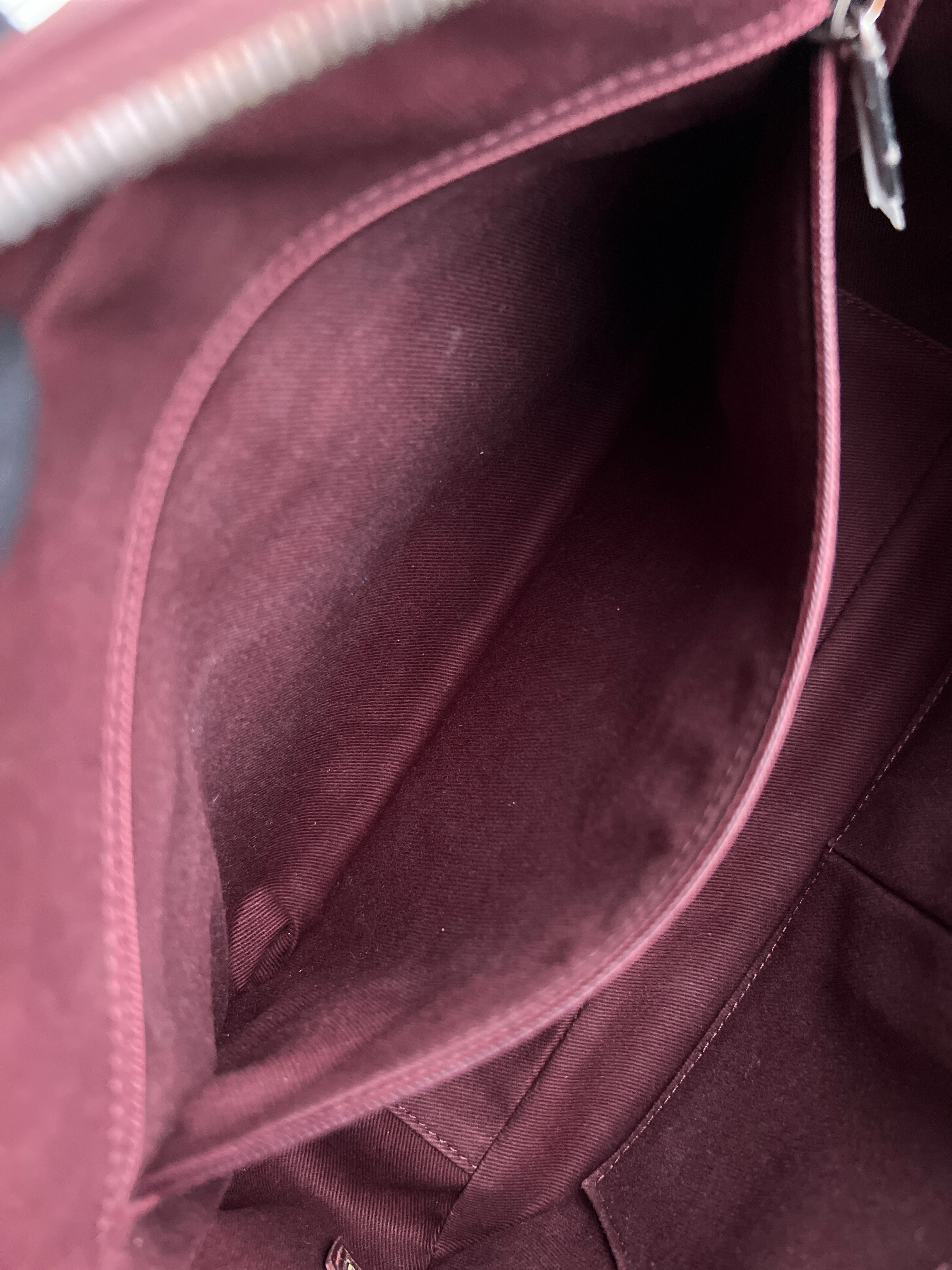 Chanel Flap Cambon 31 Rue Leather Burgundy Maroon Crossbody Bag