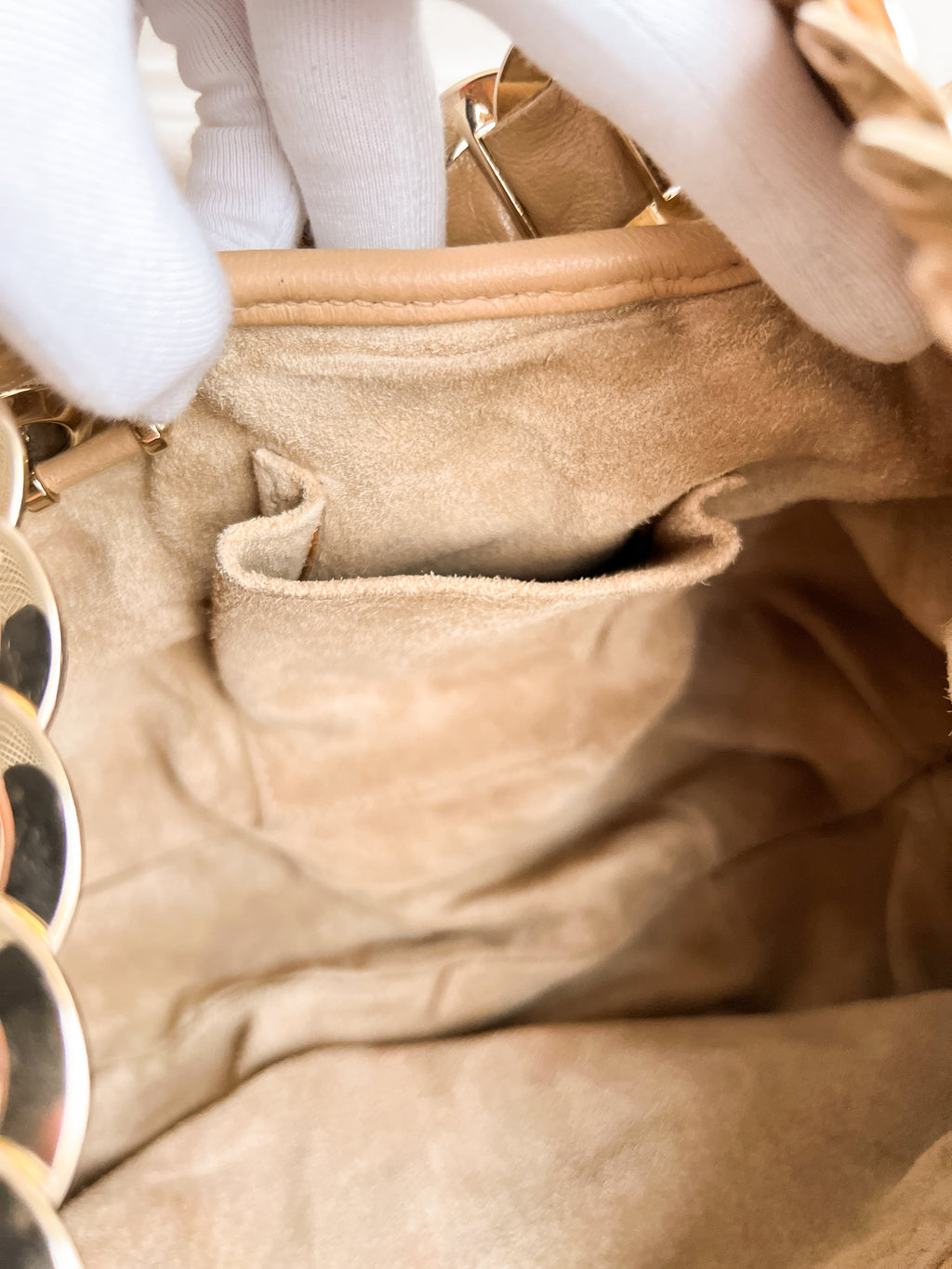 Dior  Christian dior Dior Jazz Club Hobo Beige Leather bag