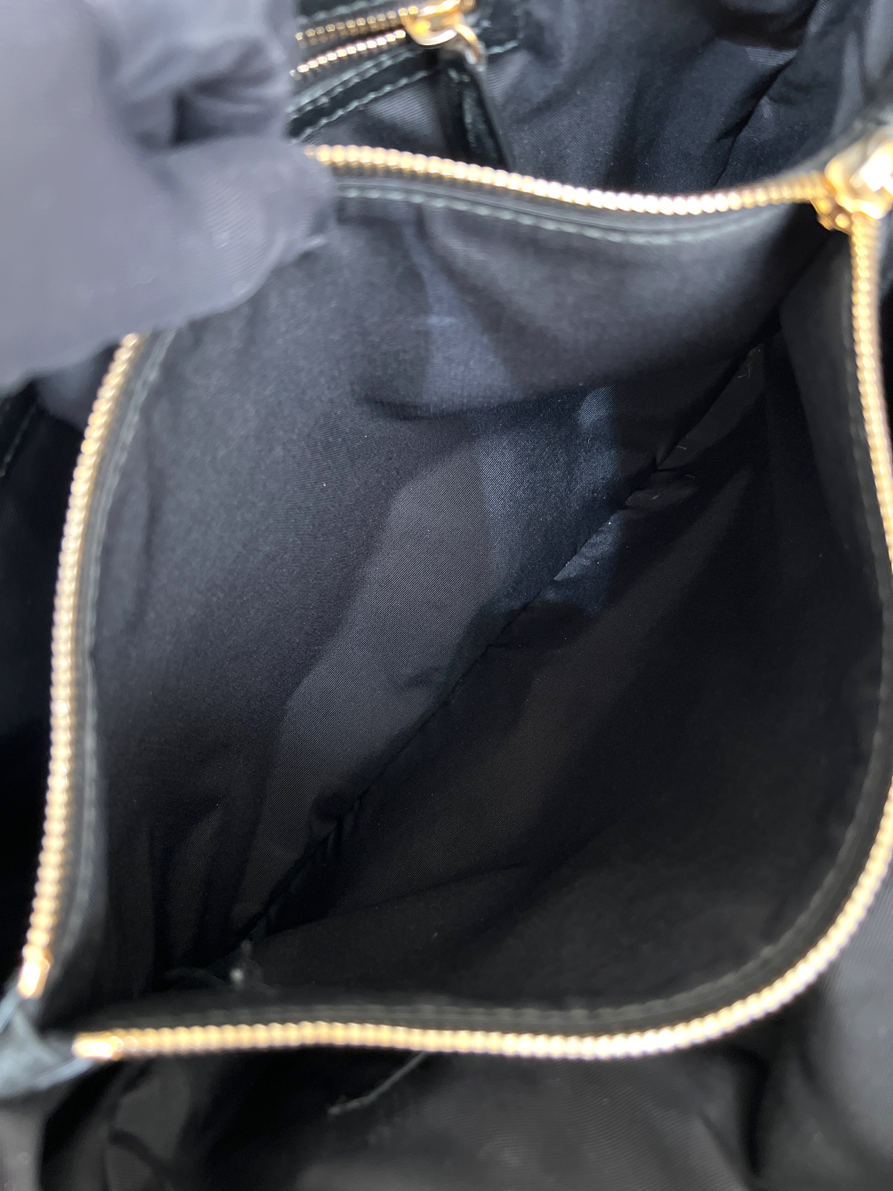Christian Dior Tote Canage Black Quilted Leather Bag