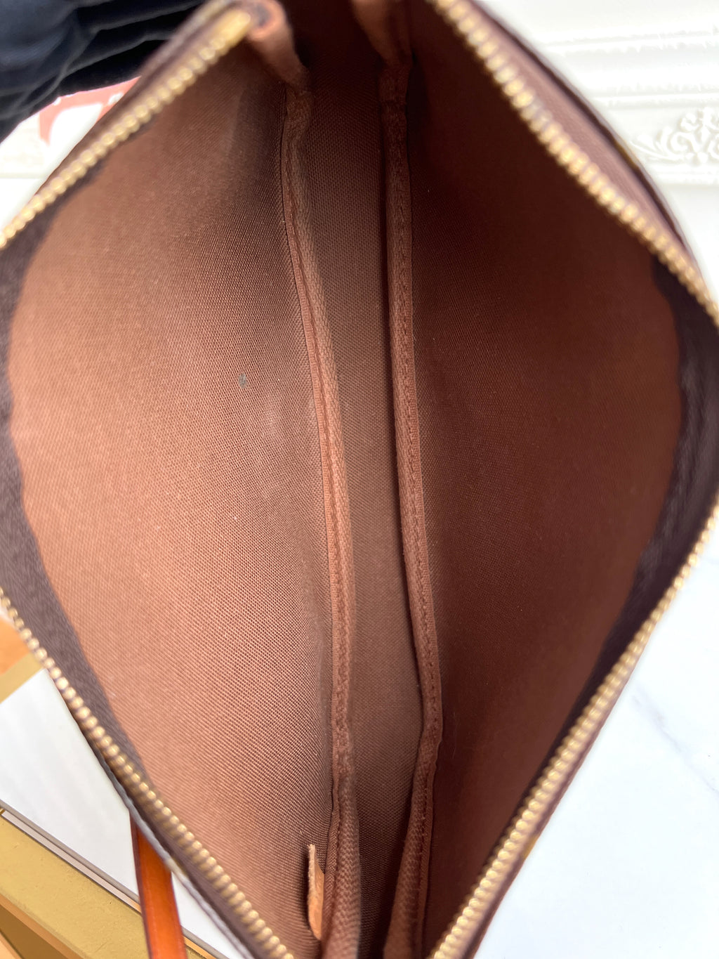 Louis Vuitton Clutch Pouch Pochette Cherry Monogram Purse Accessories