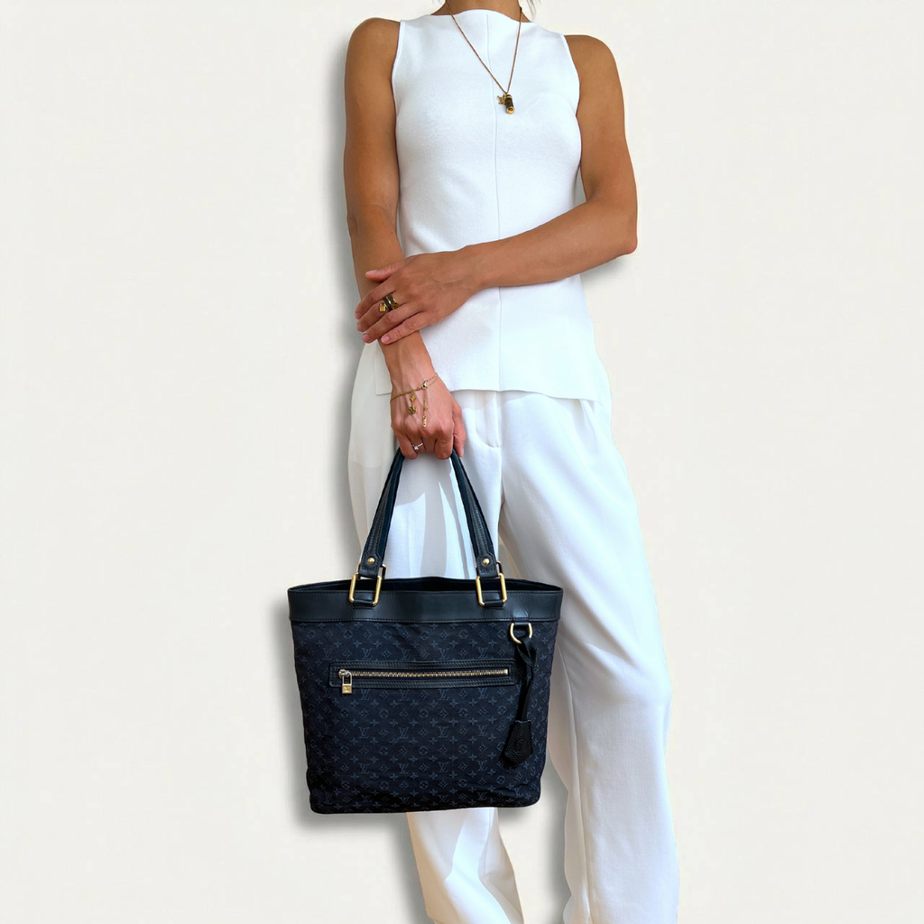 Louis Vuitton Lucille Monogram Denim Lin Bag