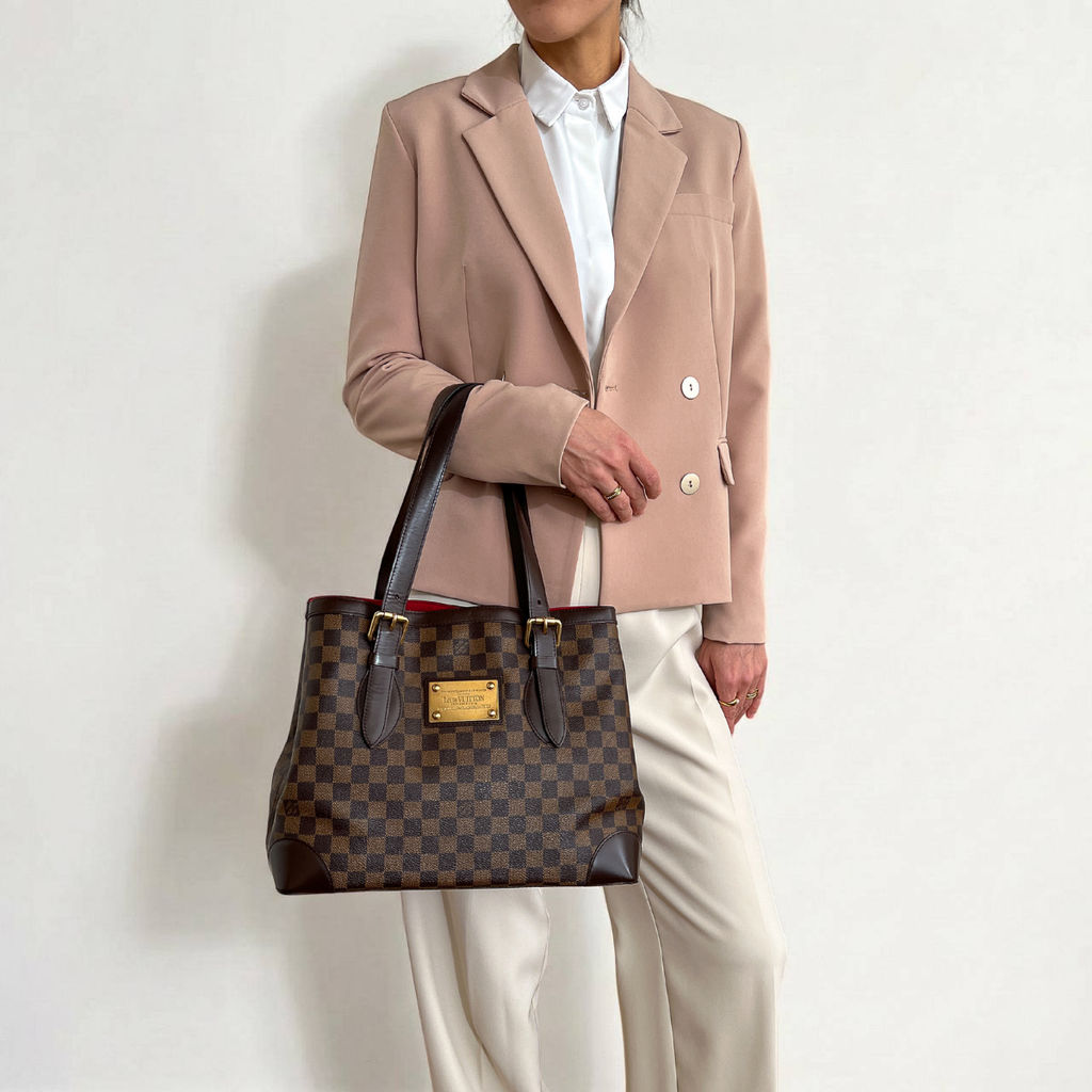 Louis Vuitton Hampstead Mm Damier Ebene Sac à main épaule