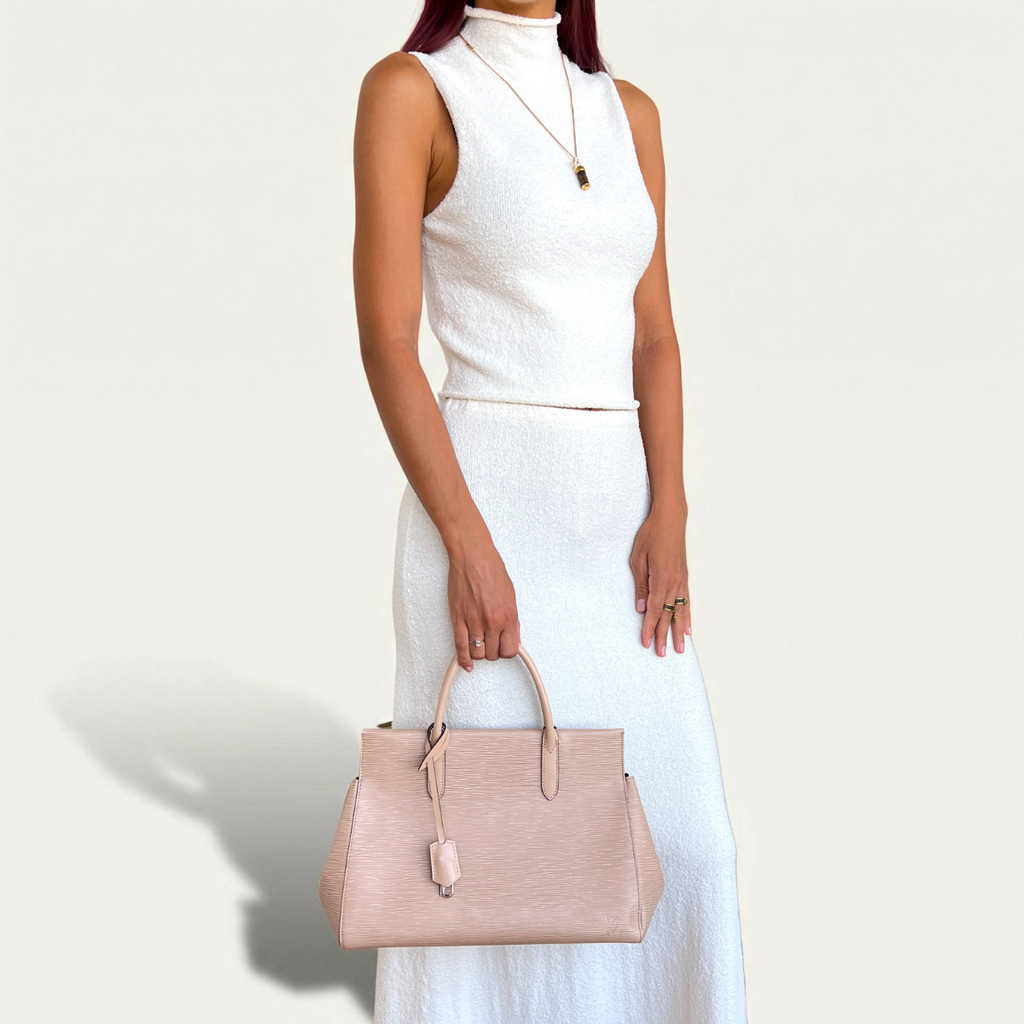 Louis Vuitton Marly Epi Beige Handbag