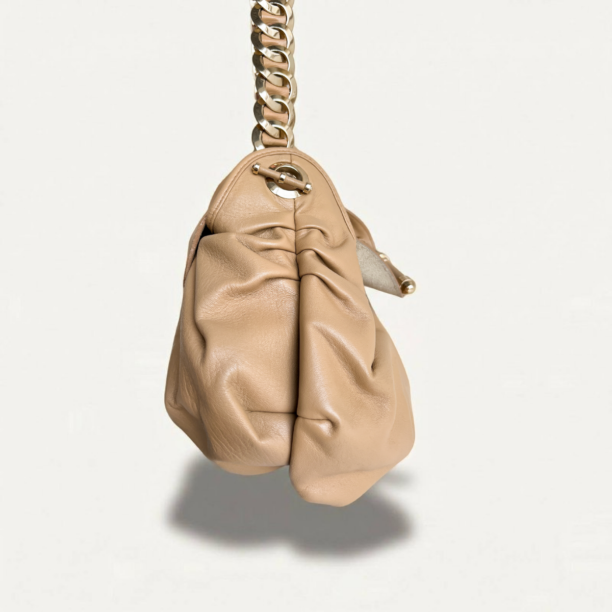 Sac hobo Dior Jazz Club en cuir beige Christian Dior