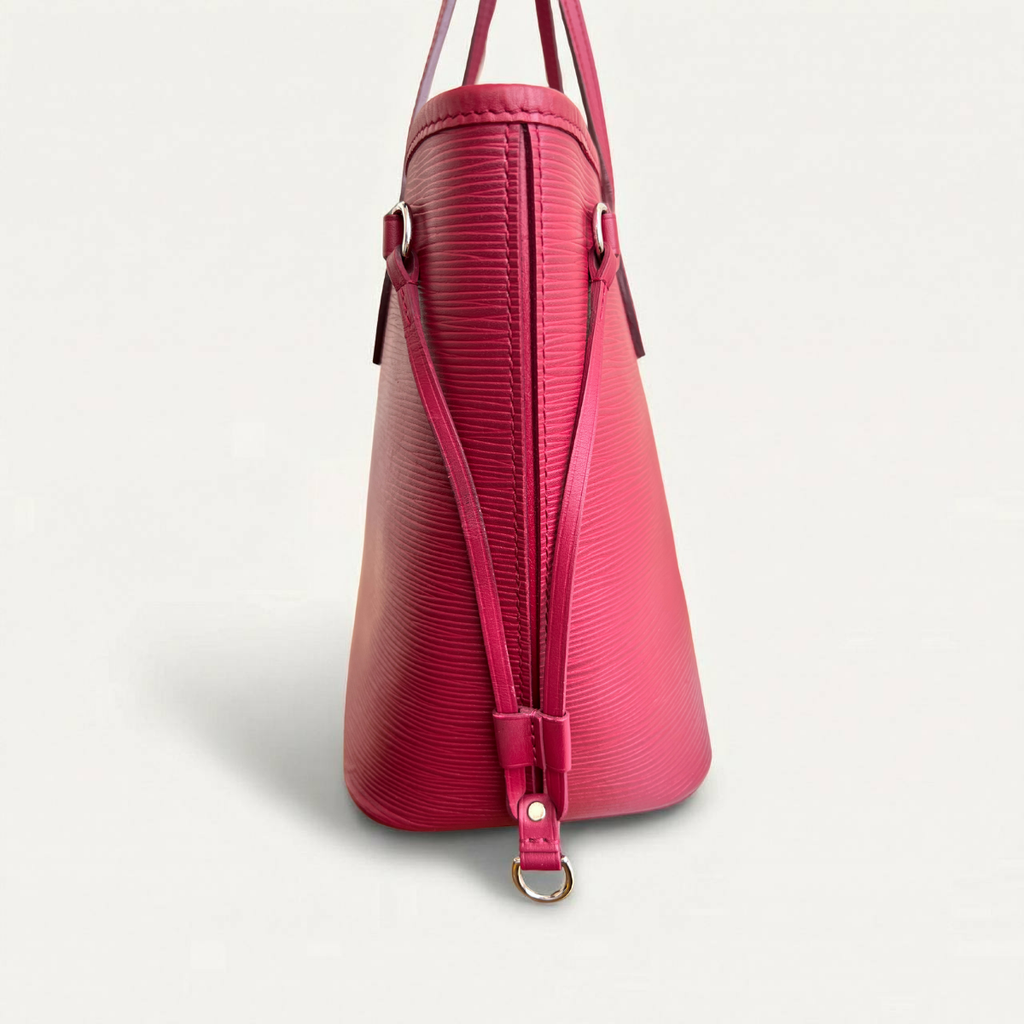 Louis Vuitton Neverfull PM Epi Leather Tote Fuchsia Bag