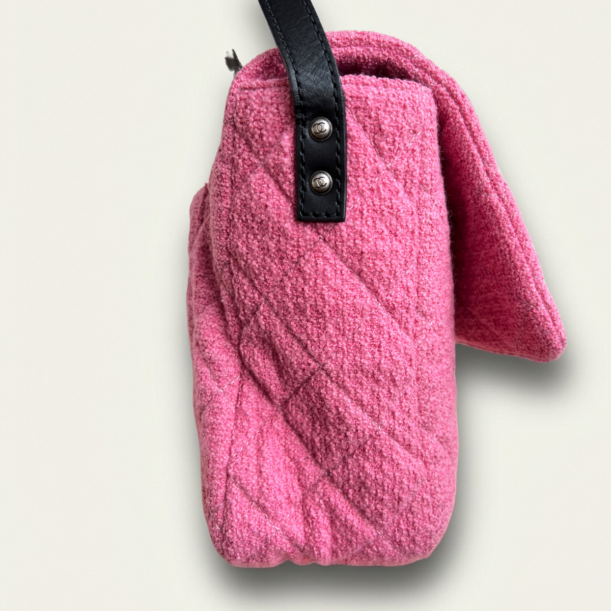 Chanel Reissue Tweed Pink Crossbody Timeless Maxi Bag