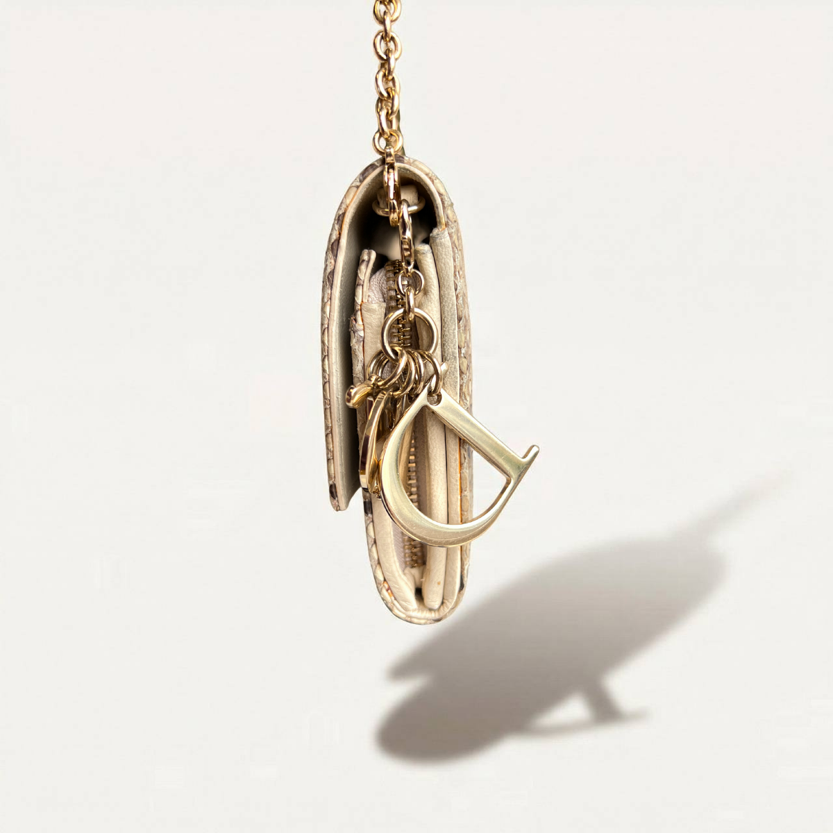 Christian Dior Lady Dior Python Limited Edition Clutch Bag