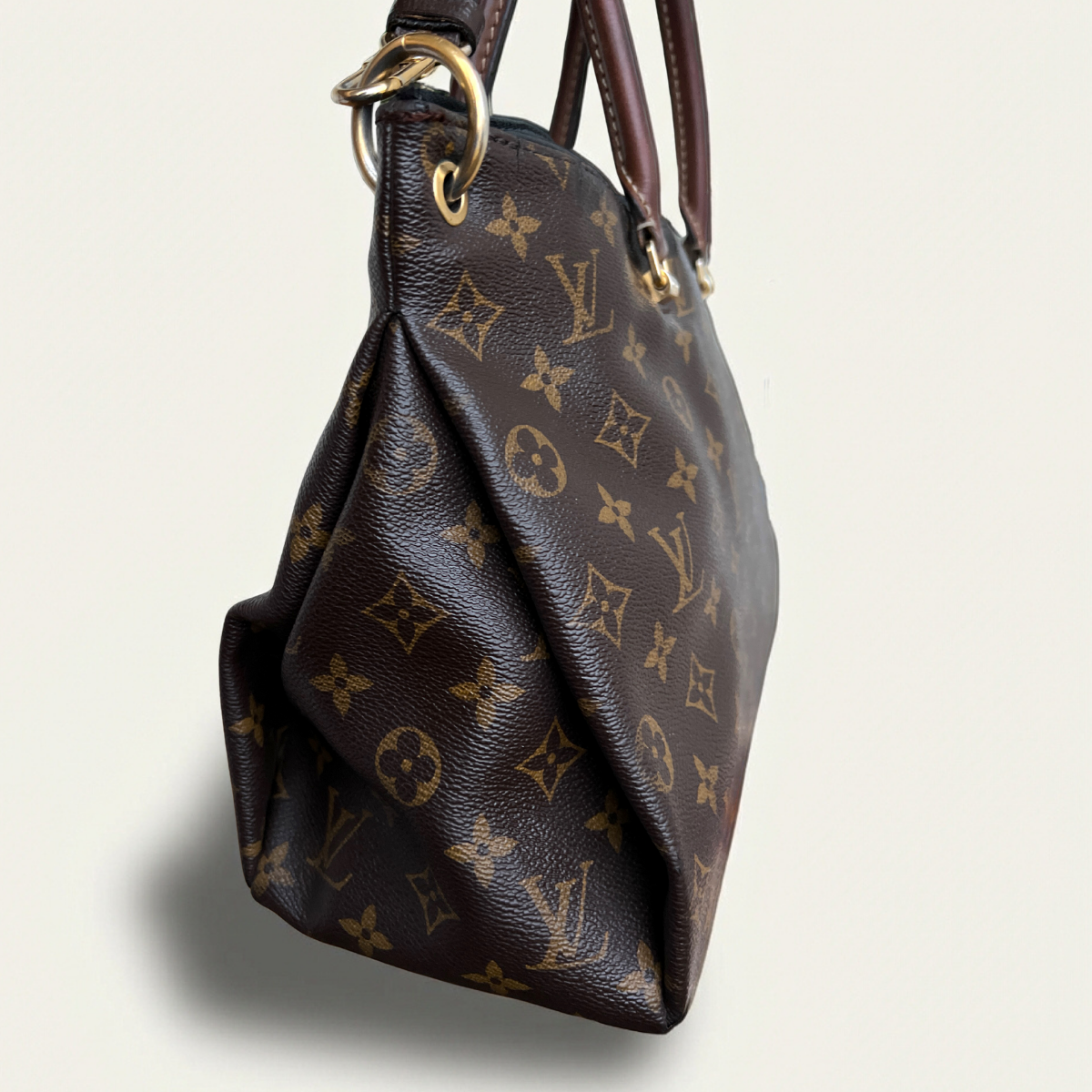 Louis Vuitton Pallas MM Monogram Shoulder Handbag
