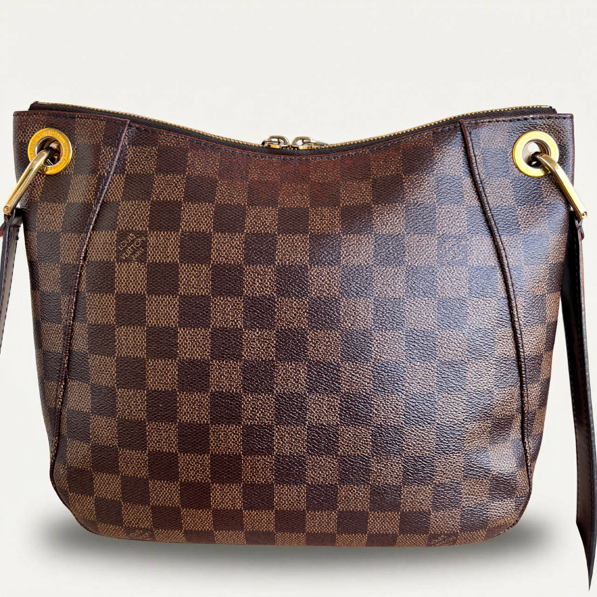 Louis Vuitton South Bank Damier Ebene Crossbody Shoulder Besace Bag