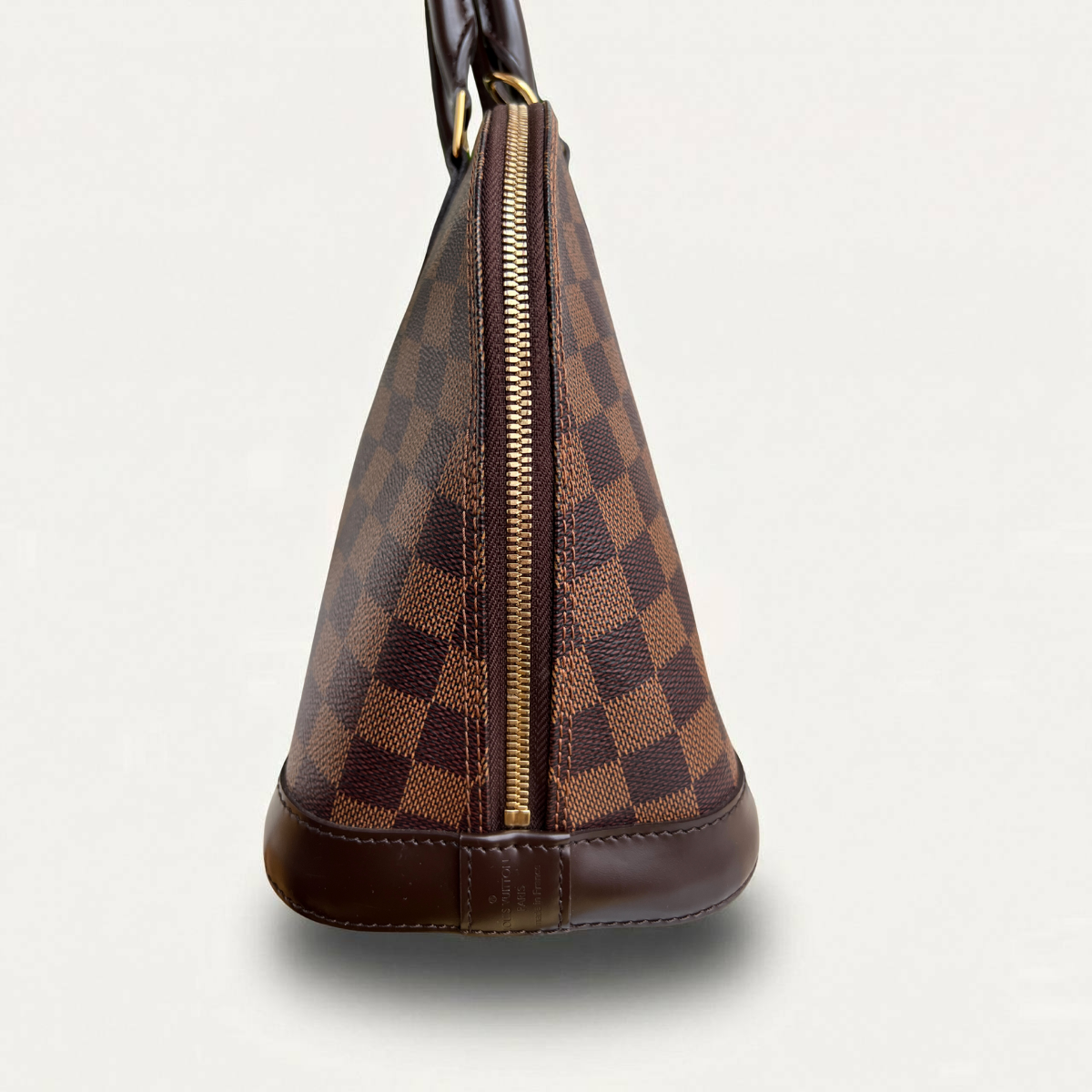 LOUIS VUITTON Alma PM Damier Ebene Satchel Handbag
