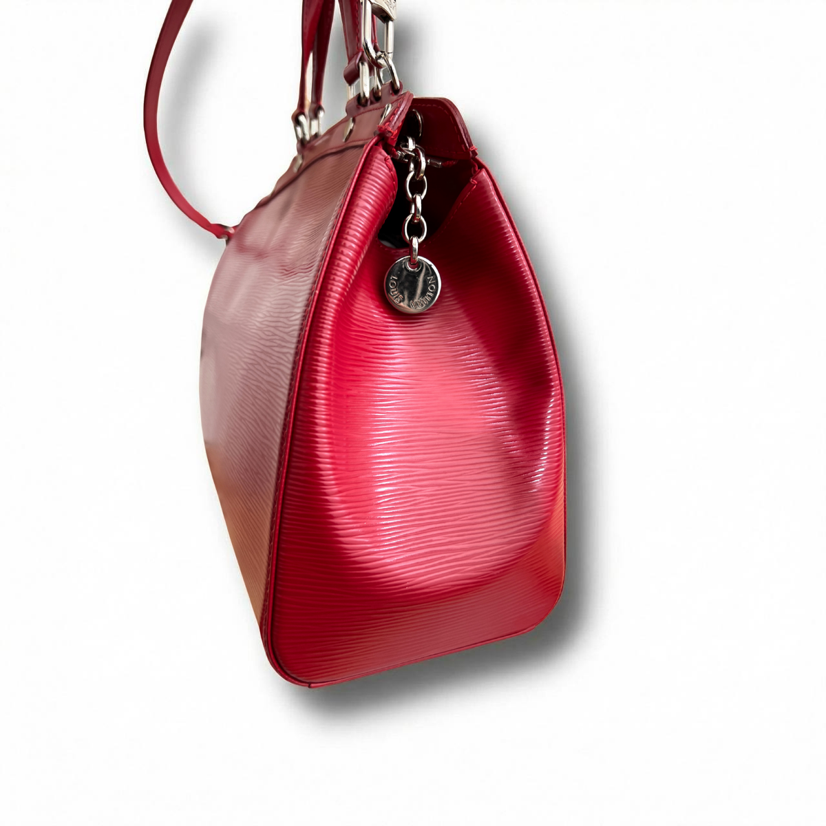 Louis Vuitton Brea Epi Leather Fuchsia Satchel MM Bag
