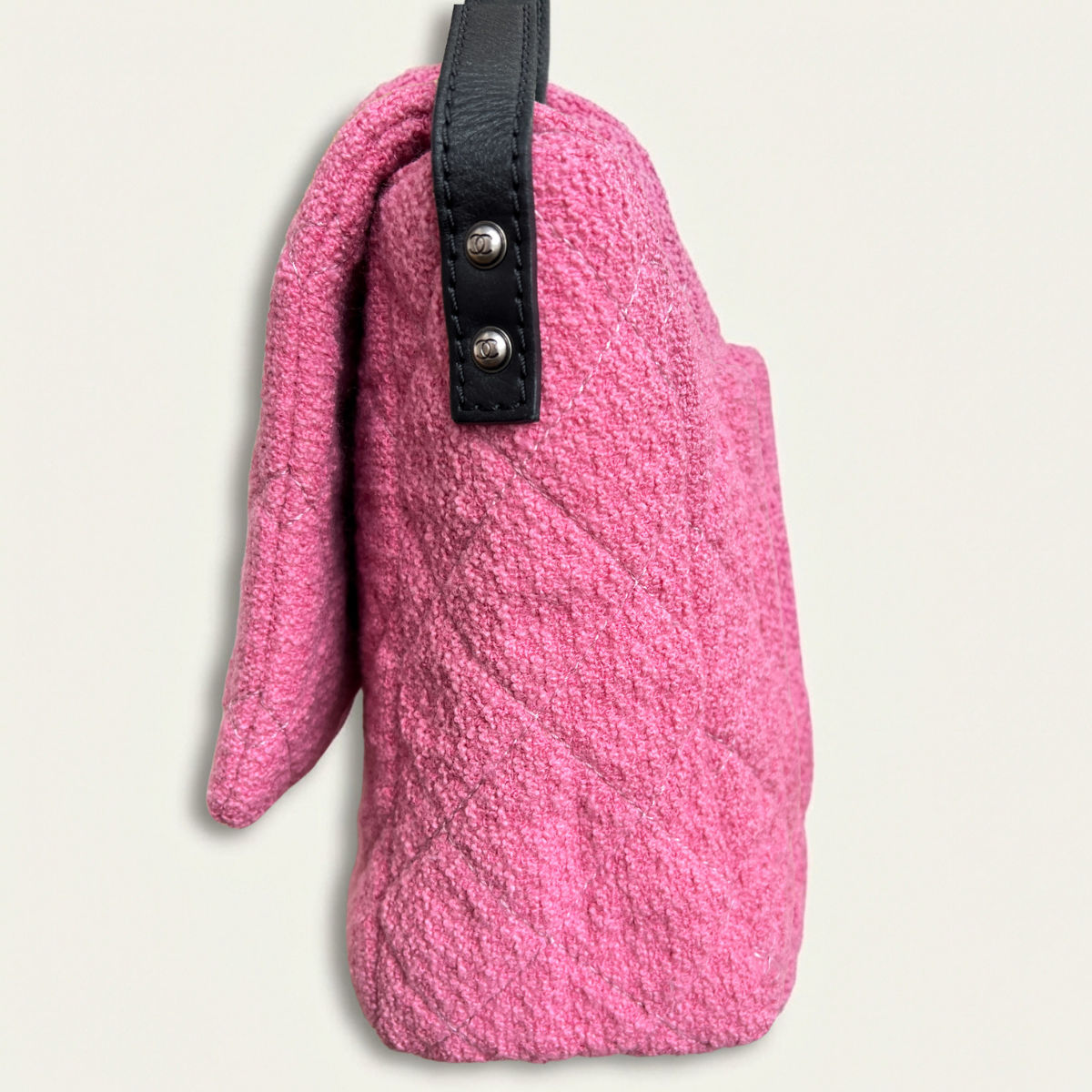 Chanel Reissue Tweed Pink Crossbody Timeless Maxi Bag