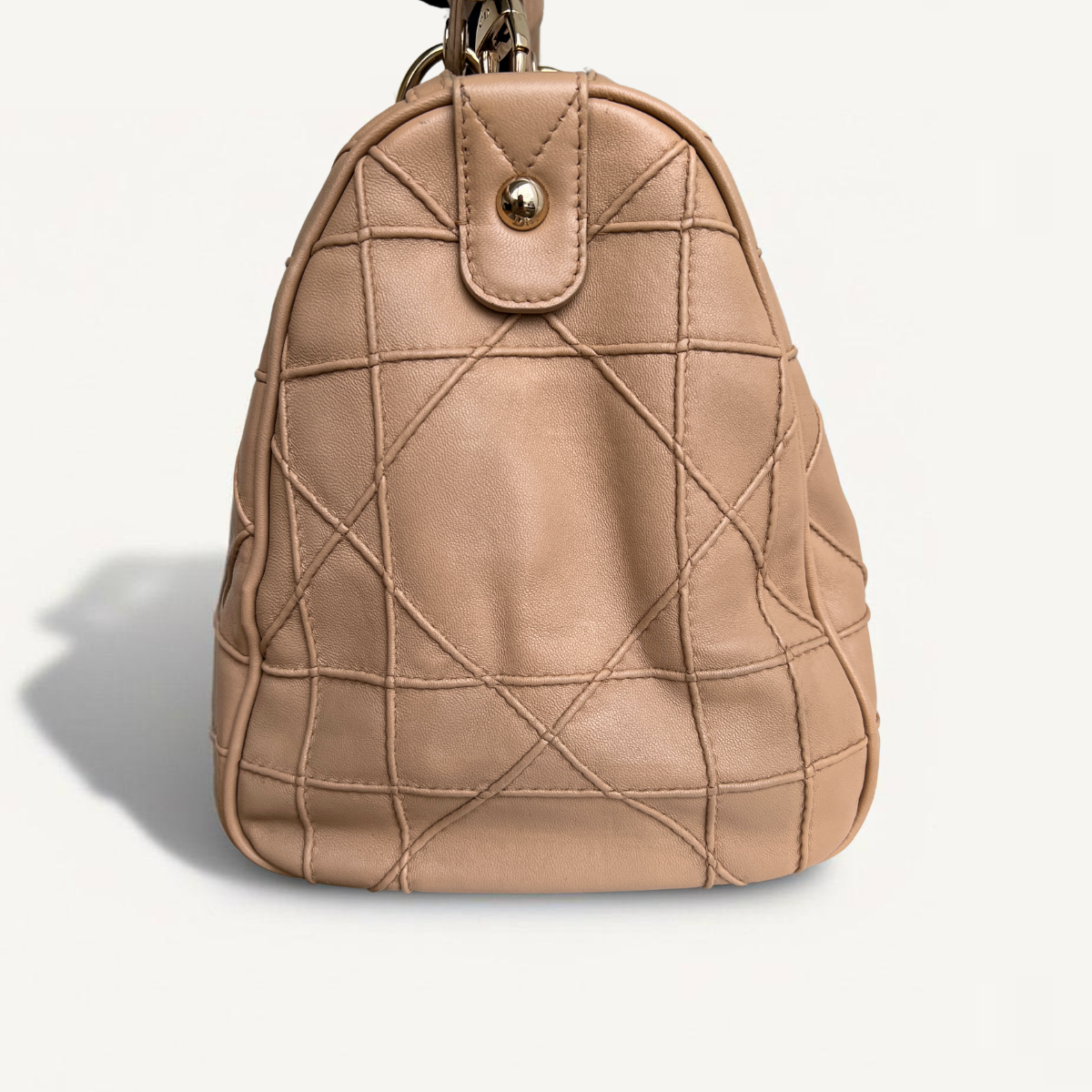 Dior tote beige Cannage Granville Leather Bag