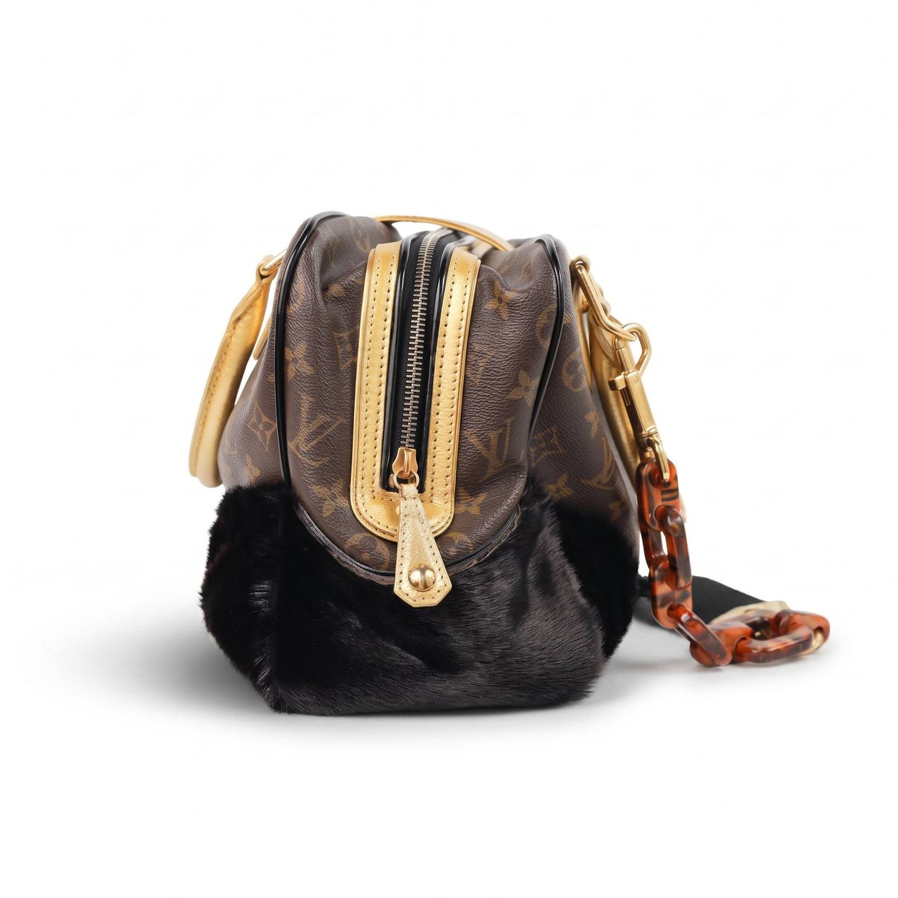 Authentic  LV Limited Monogram Leopard Adele Stephen Crossbody