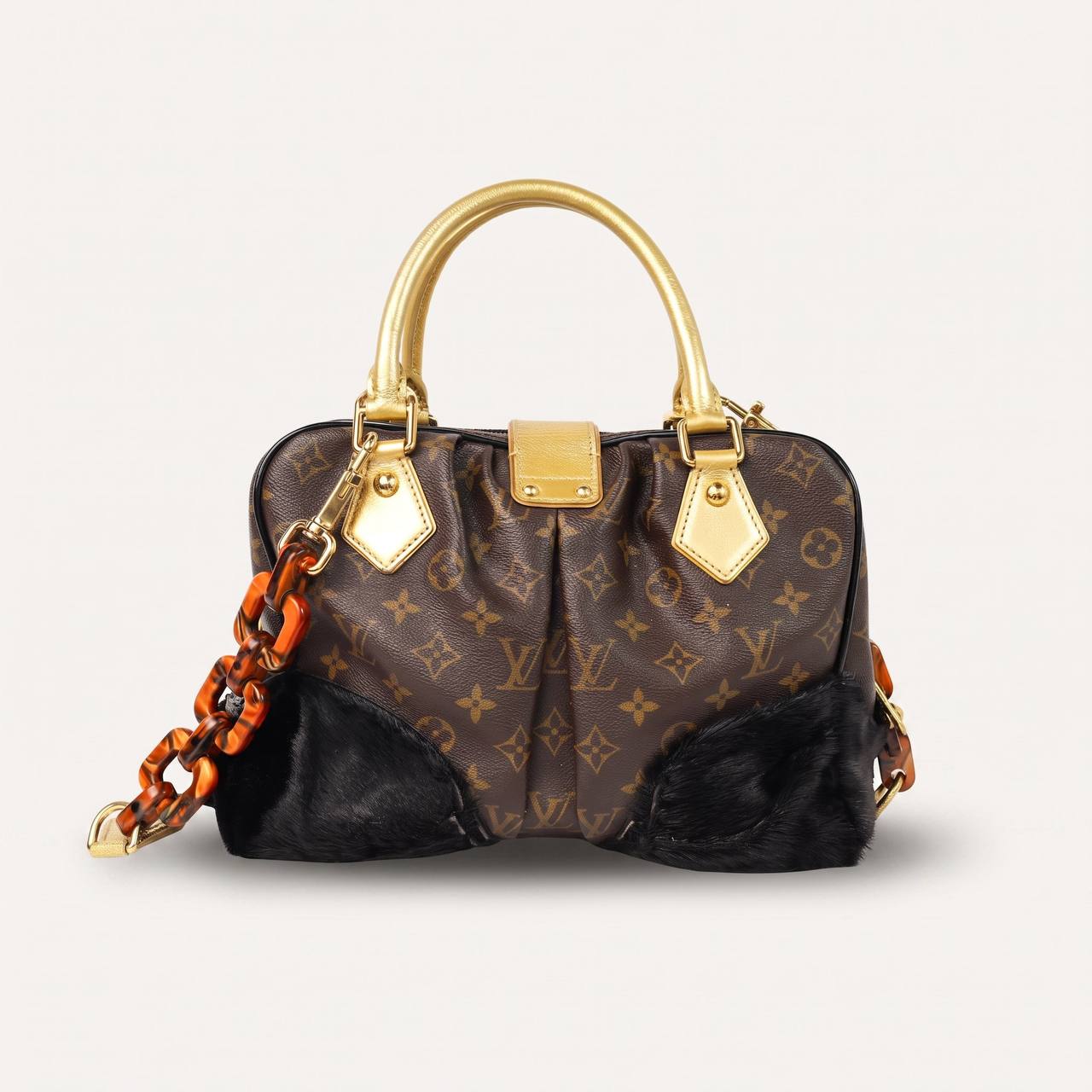 Authentic LV Limited Monogram Leopard Adele Stephen Crossbody
