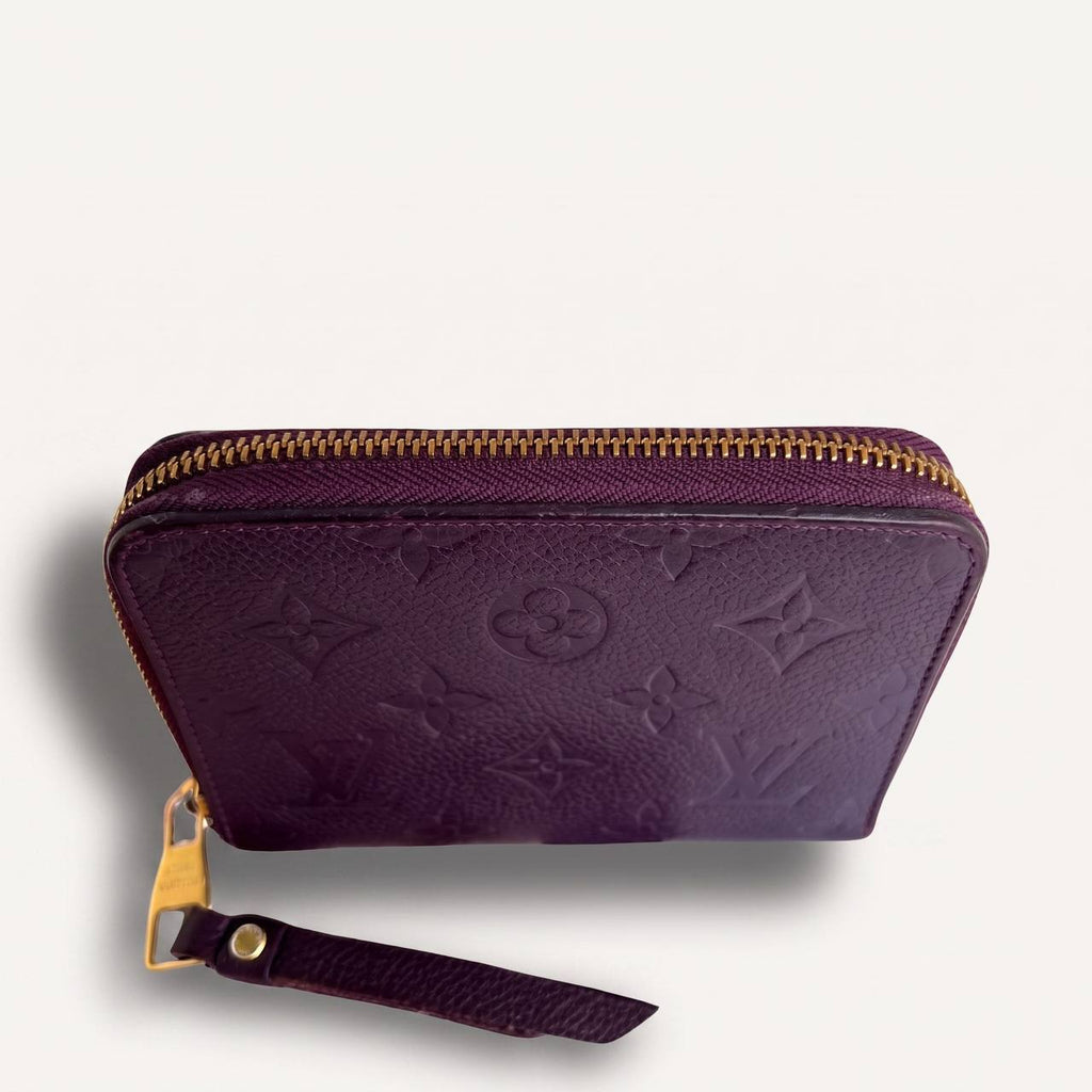 Authentic Louis Vuitton empreinte monogram purple violet  wallet