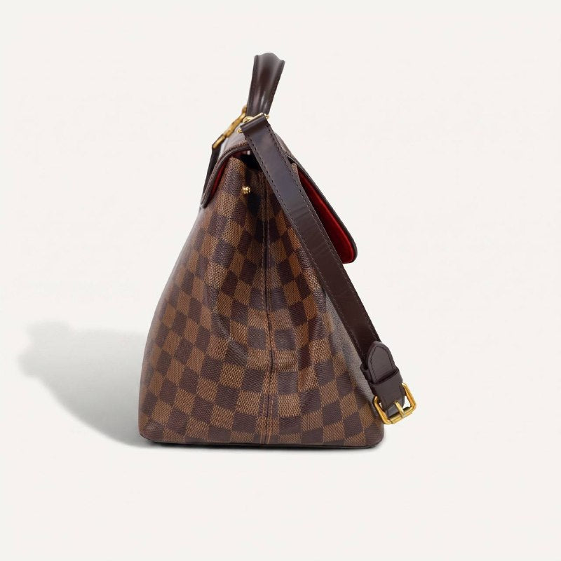 Authentic LV Bergamo GM Damier Ebene Satchel Crossbody bag