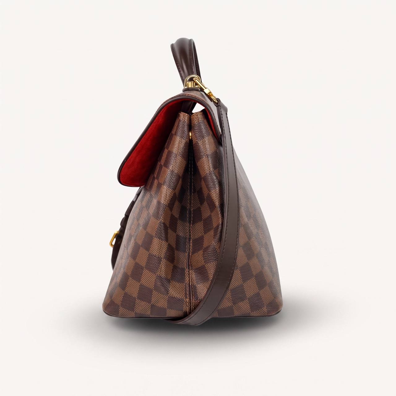 Authentic LV Bergamo GM Damier Ebene Satchel Crossbody bag