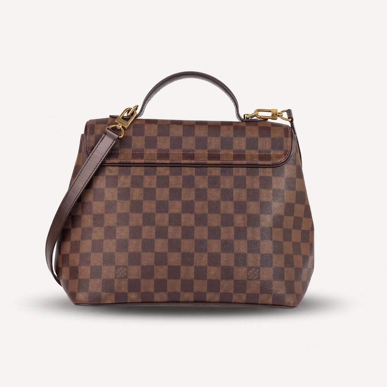 Authentic LV Bergamo GM Damier Ebene Satchel Crossbody bag