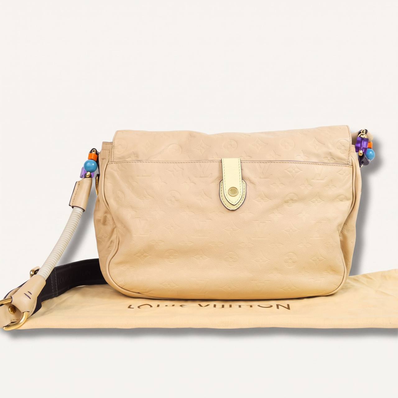 Authentic LV Underground Monogram Limited Empreinte Creme Messenger crossbody
