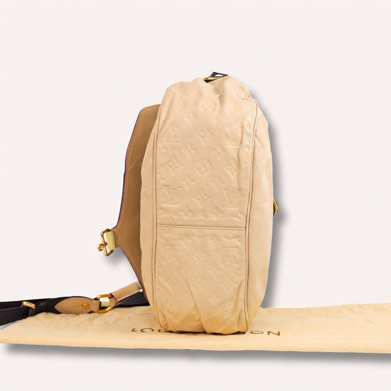 Authentic LV Underground Monogram Limited Empreinte Creme Messenger crossbody