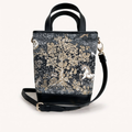Authentic Christian Dior Unicorn Night Top Handle 2-way Bucket textile crossbody handbag