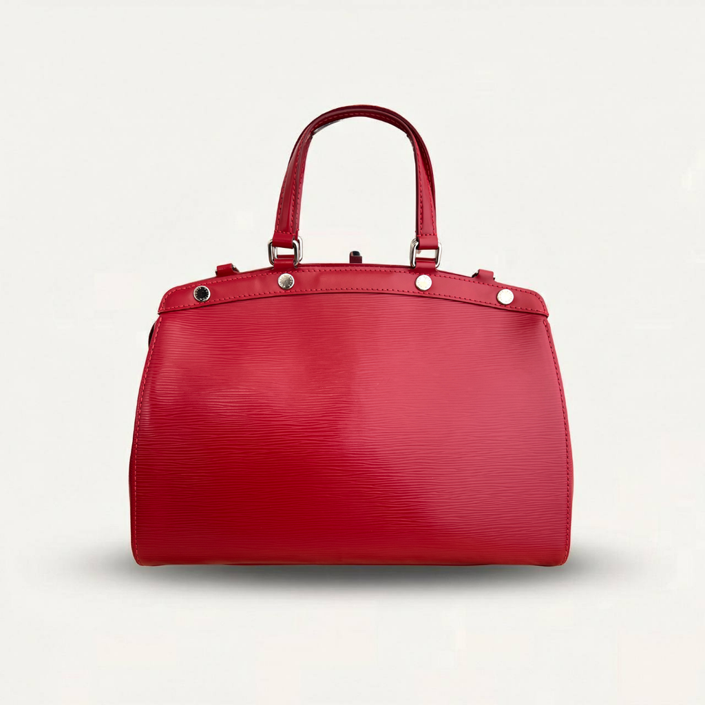Louis Vuitton Brea Epi Leather Fuchsia Satchel MM Bag