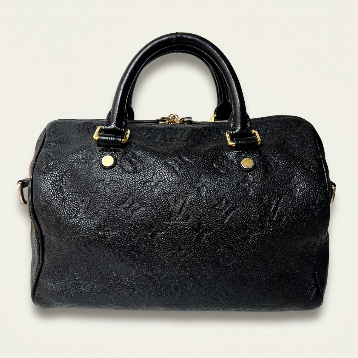 Louis Vuitton Speedy 25 Empreinte Black Monogram Crossbody Bag