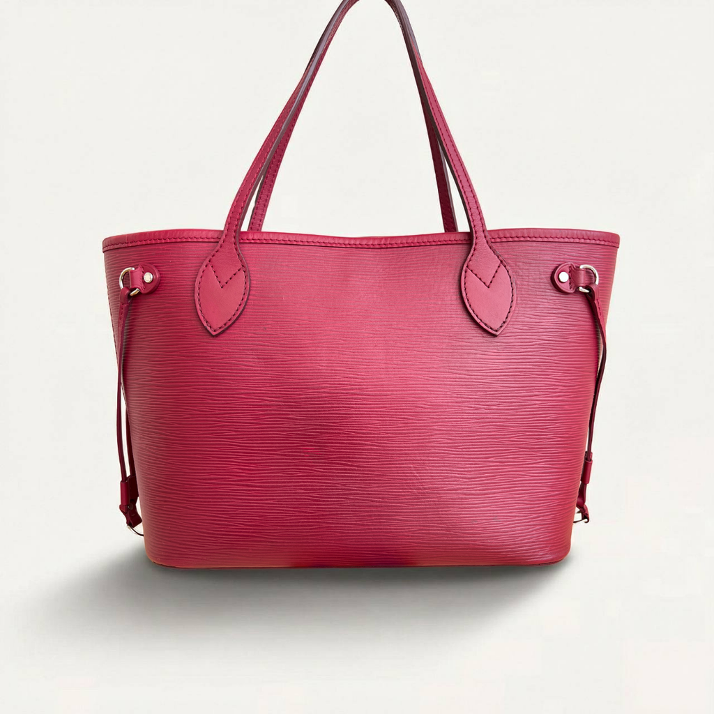 Louis Vuitton Neverfull PM Epi Leather Tote Fuchsia Bag