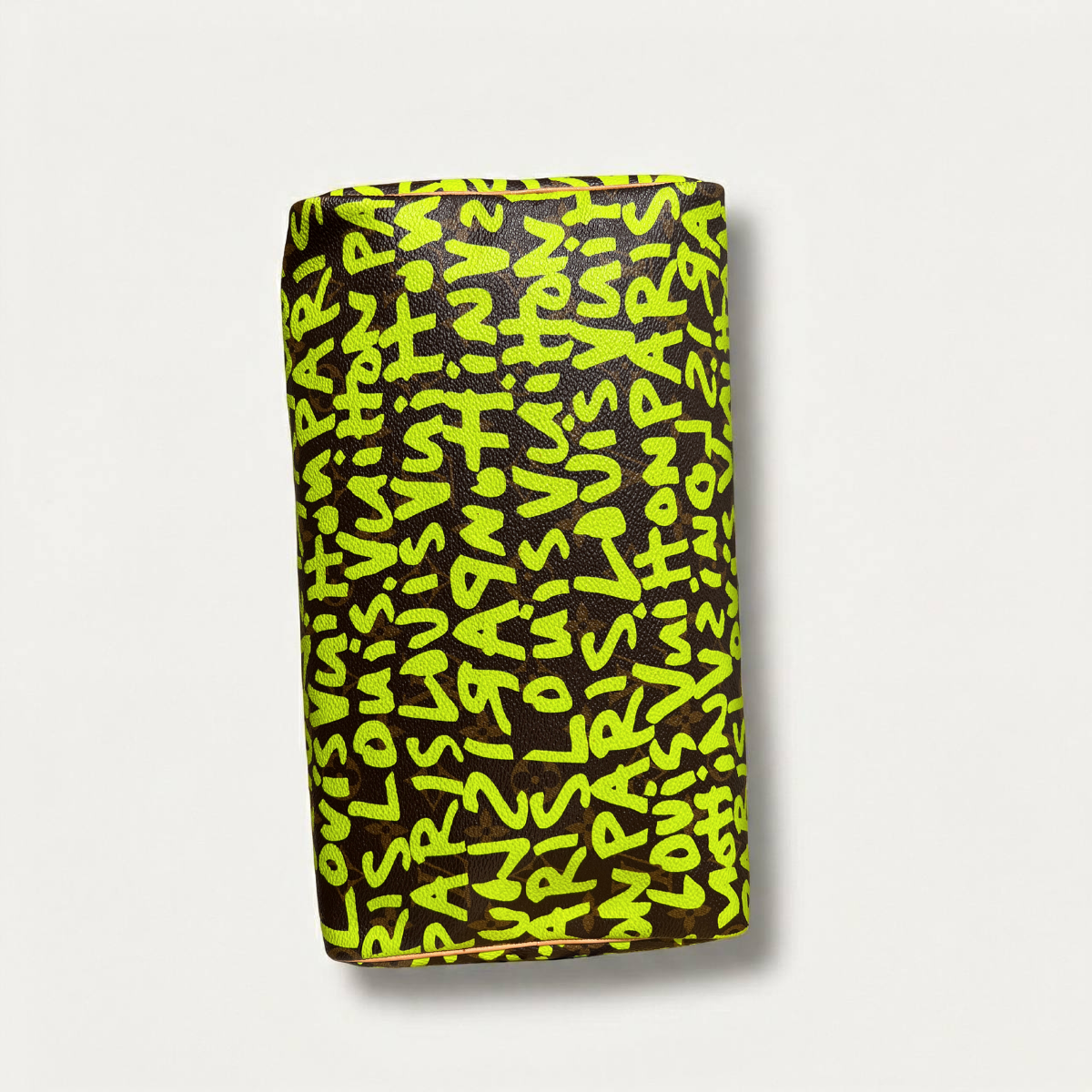 LOUIS VUITTON Speedy 30 Monogram Graffiti Green Peedi Bag