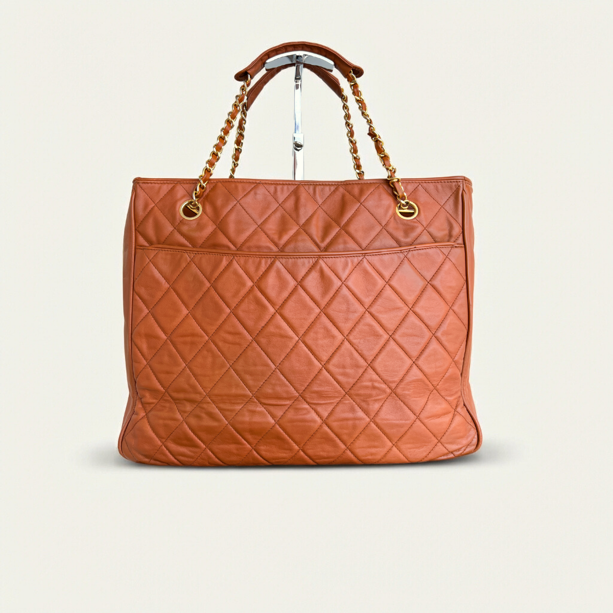 Chanel chain Shoulder Bag Matelasse  Shoulder  brown tote shopper handbag