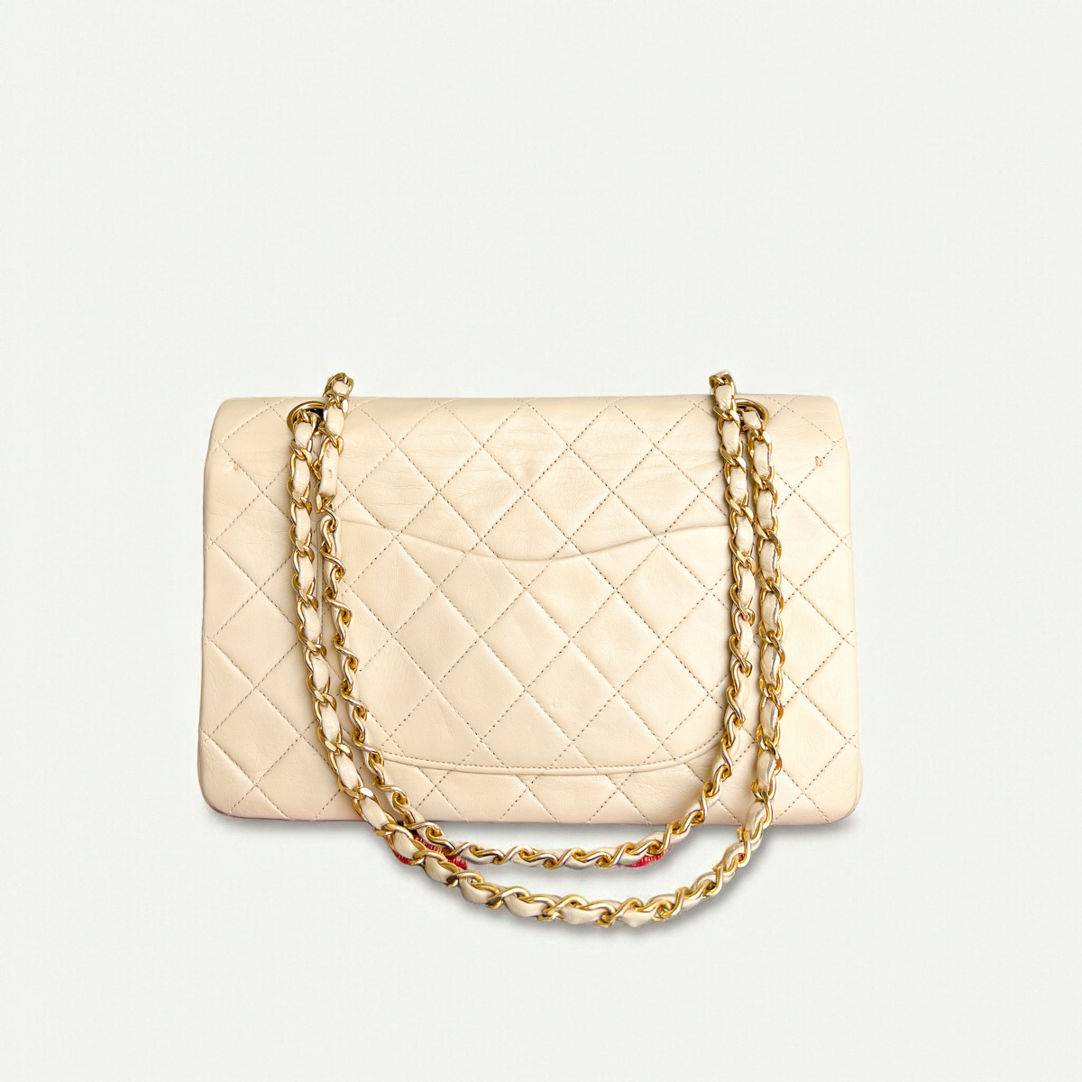 Chanel classic double flap beige lambskin gold  HWRD Shoulder bag