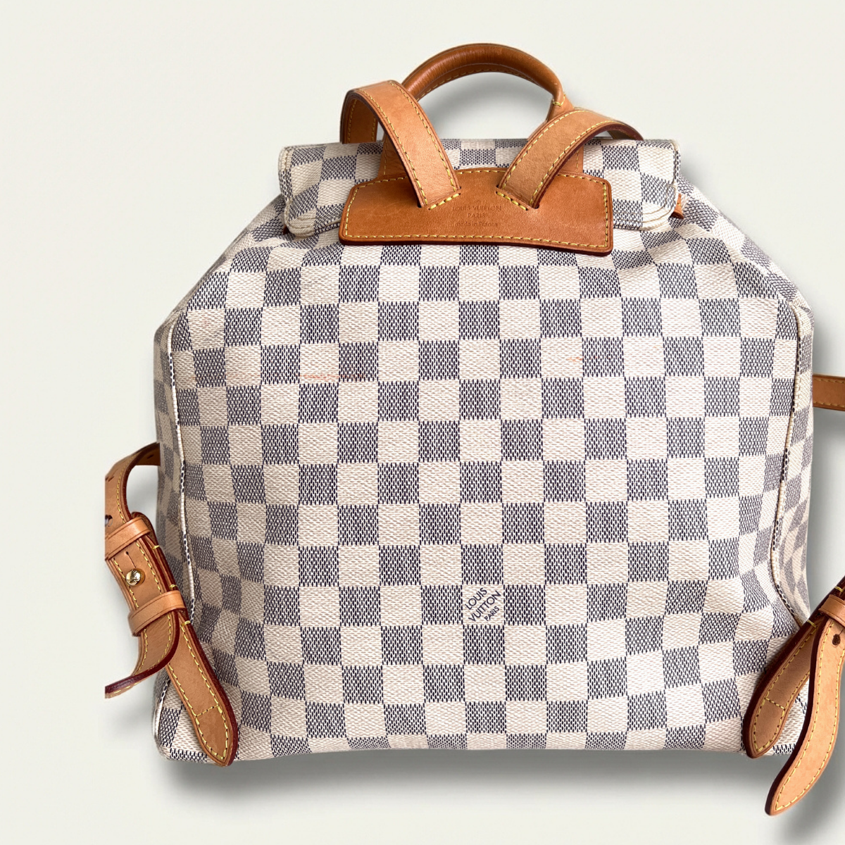 Louis Vuitton Backpack Sperone Azur Damier Pink Inside