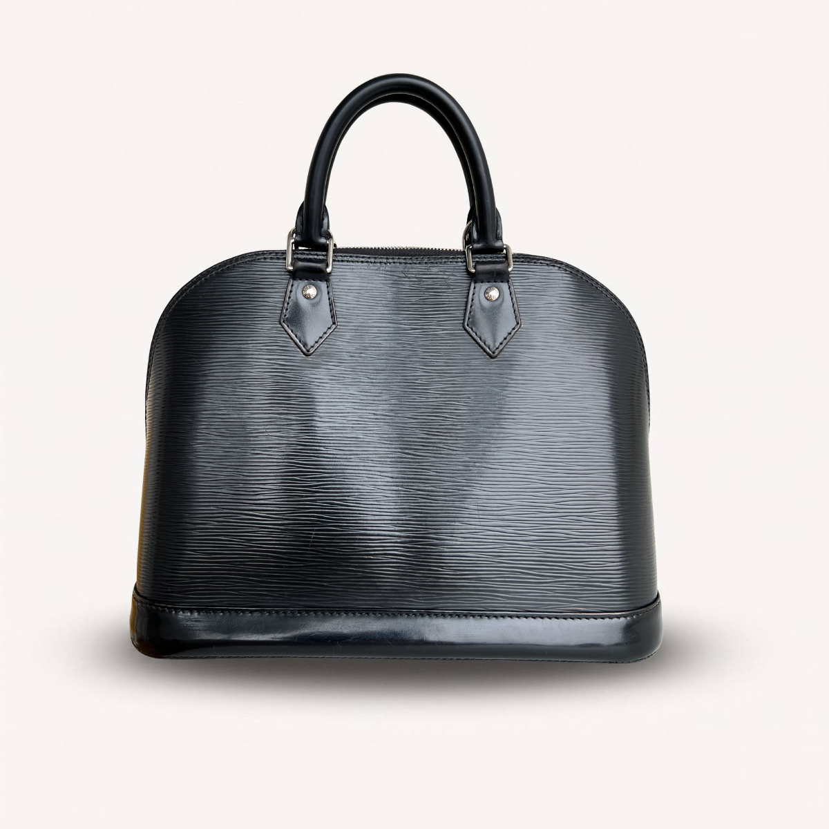 Authentic LV Alma pm epi black handbag