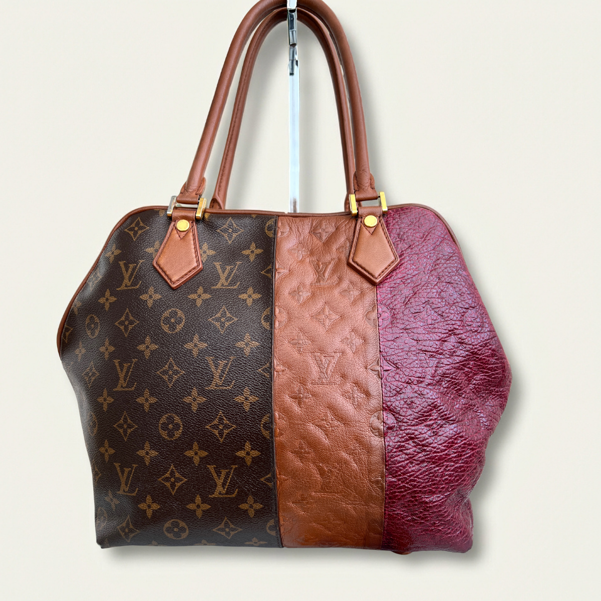 Louis Vuitton Le Bordeaux Monogram Marine Leather Tricolor Bag