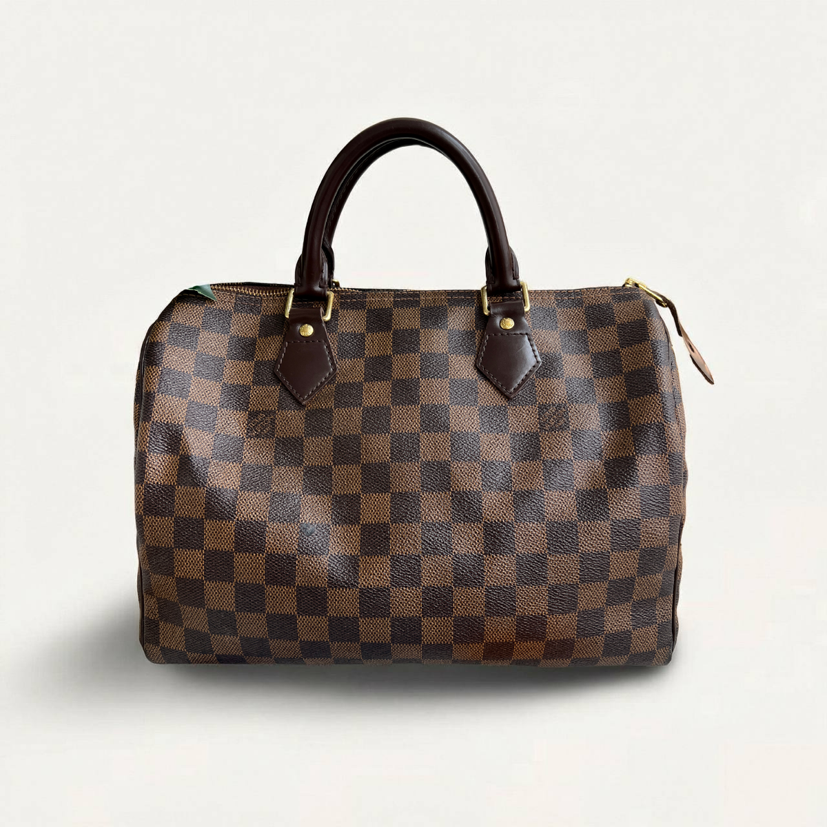 Louis Vuitton Speedy 30 Damier Ebene Satchel