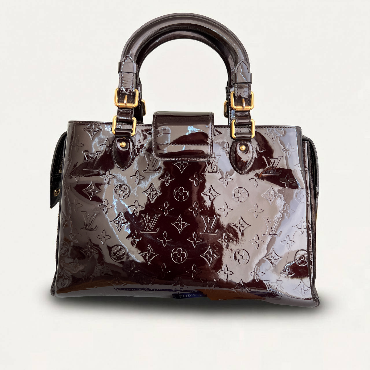 Louis Vuitton Melrose Avenue Amarante Monogram Vernis Sac à main verni